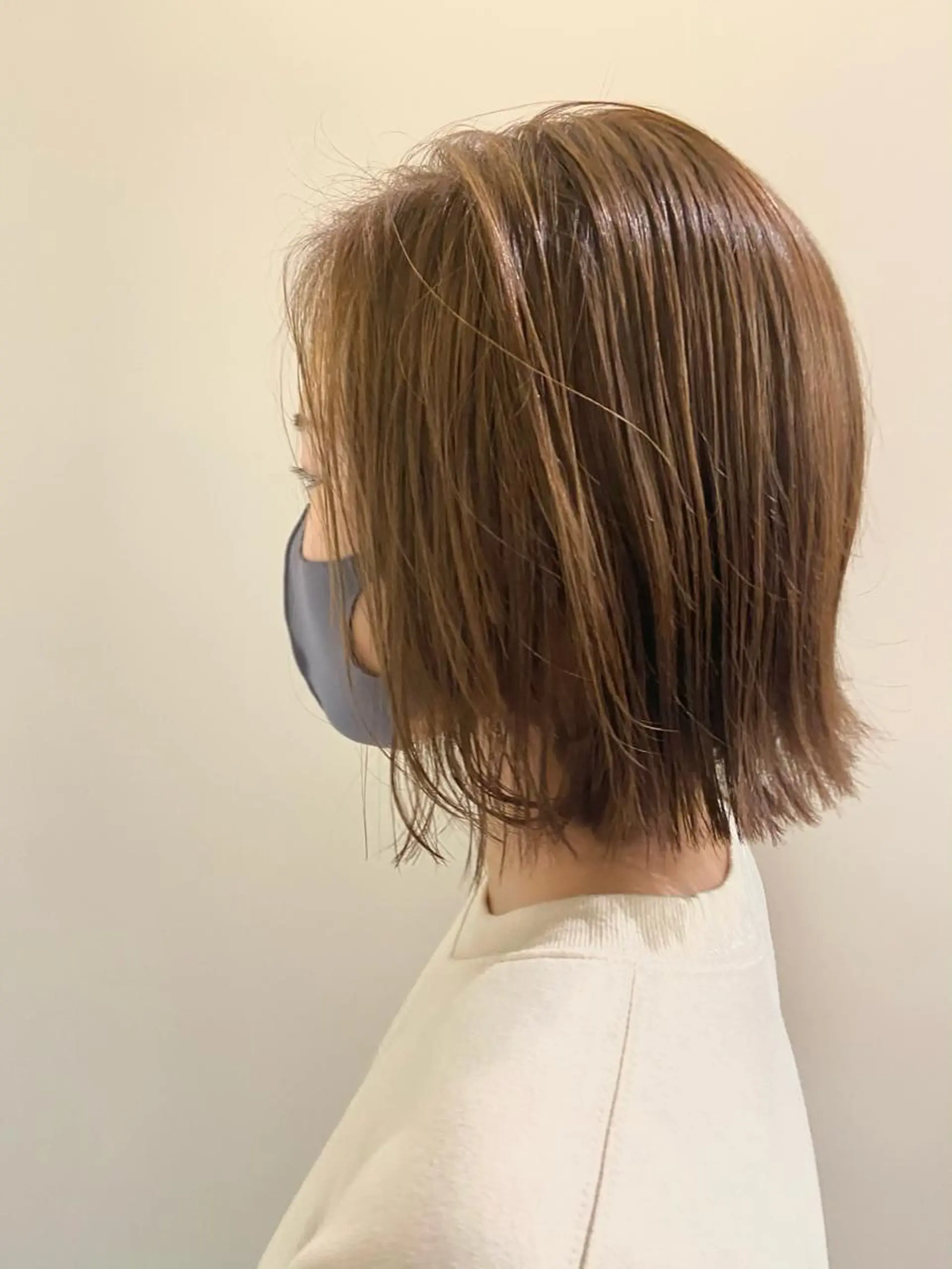 ショート カラー ヘアアレンジ ボブ 外ハネヘア 田中 あやなのヘアスタイル