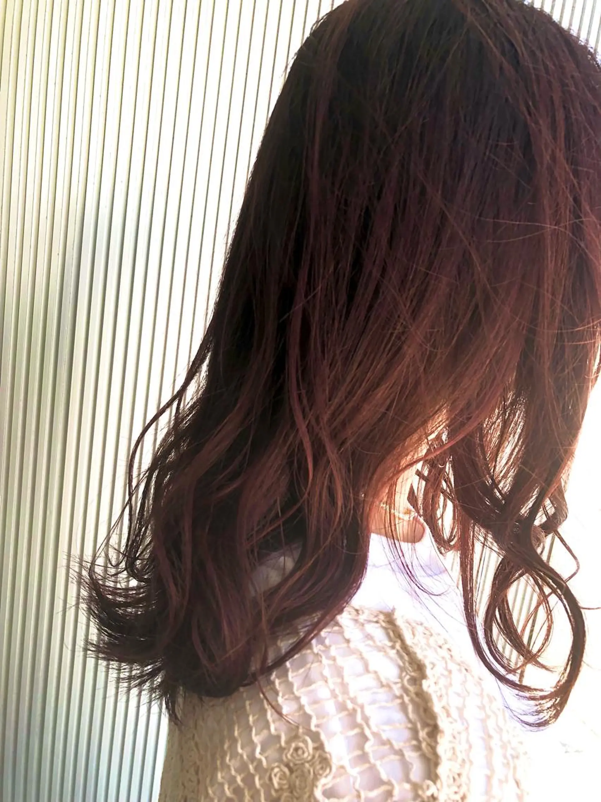 ミディアム カラー ピンクカラー 🍀富久 永梨🧸のヘアスタイル