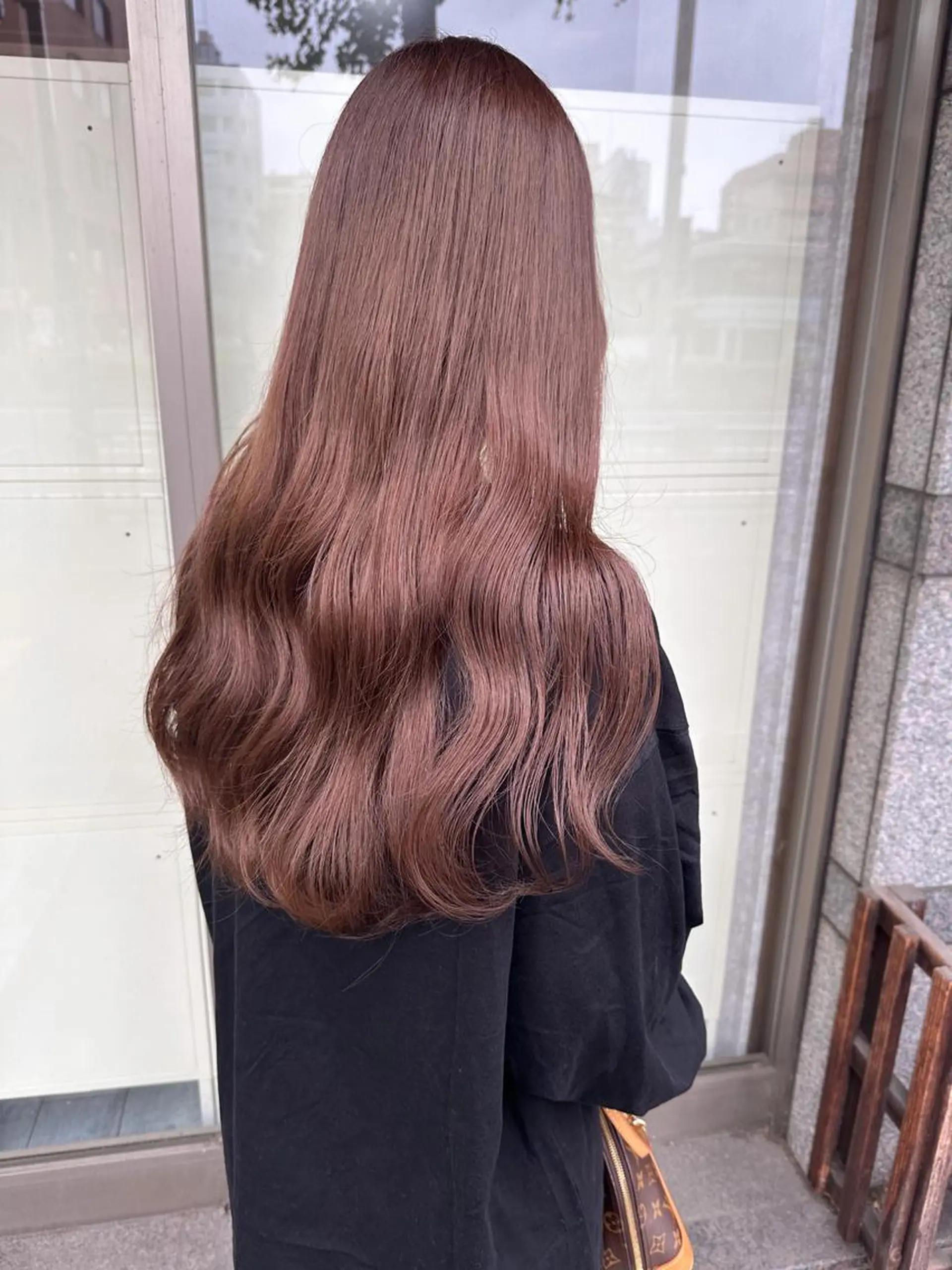 ロング カラー ダブルカラー ヘアカラー トリートメント 高橋 みく/ minim 暖色のヘアスタイル