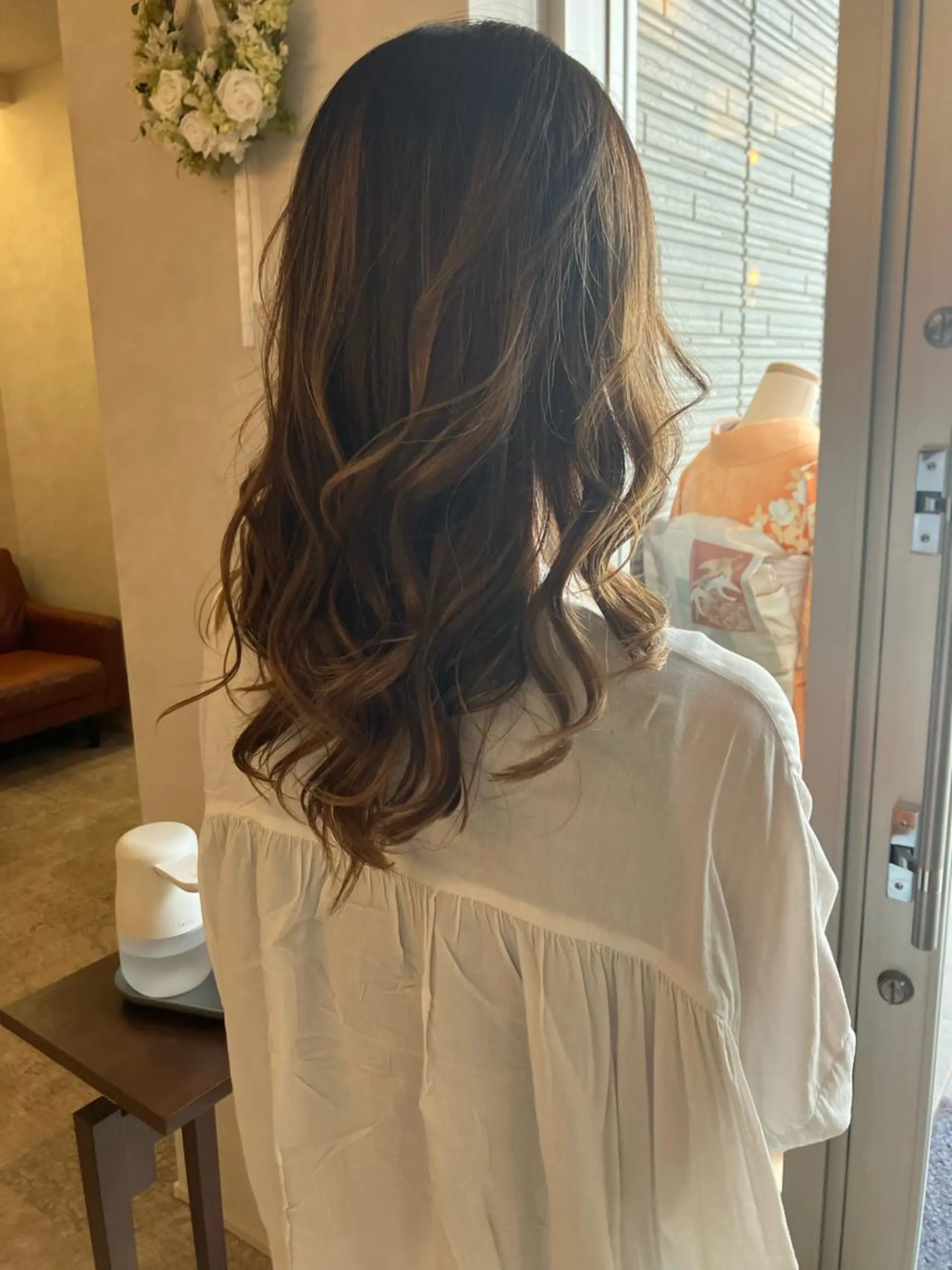 セミロング カラー パーマ ヘアアレンジ カット ヘアカラー LIME HAIR DESIGN所属・髪質改善 LIME 長野駅のヘアスタイル