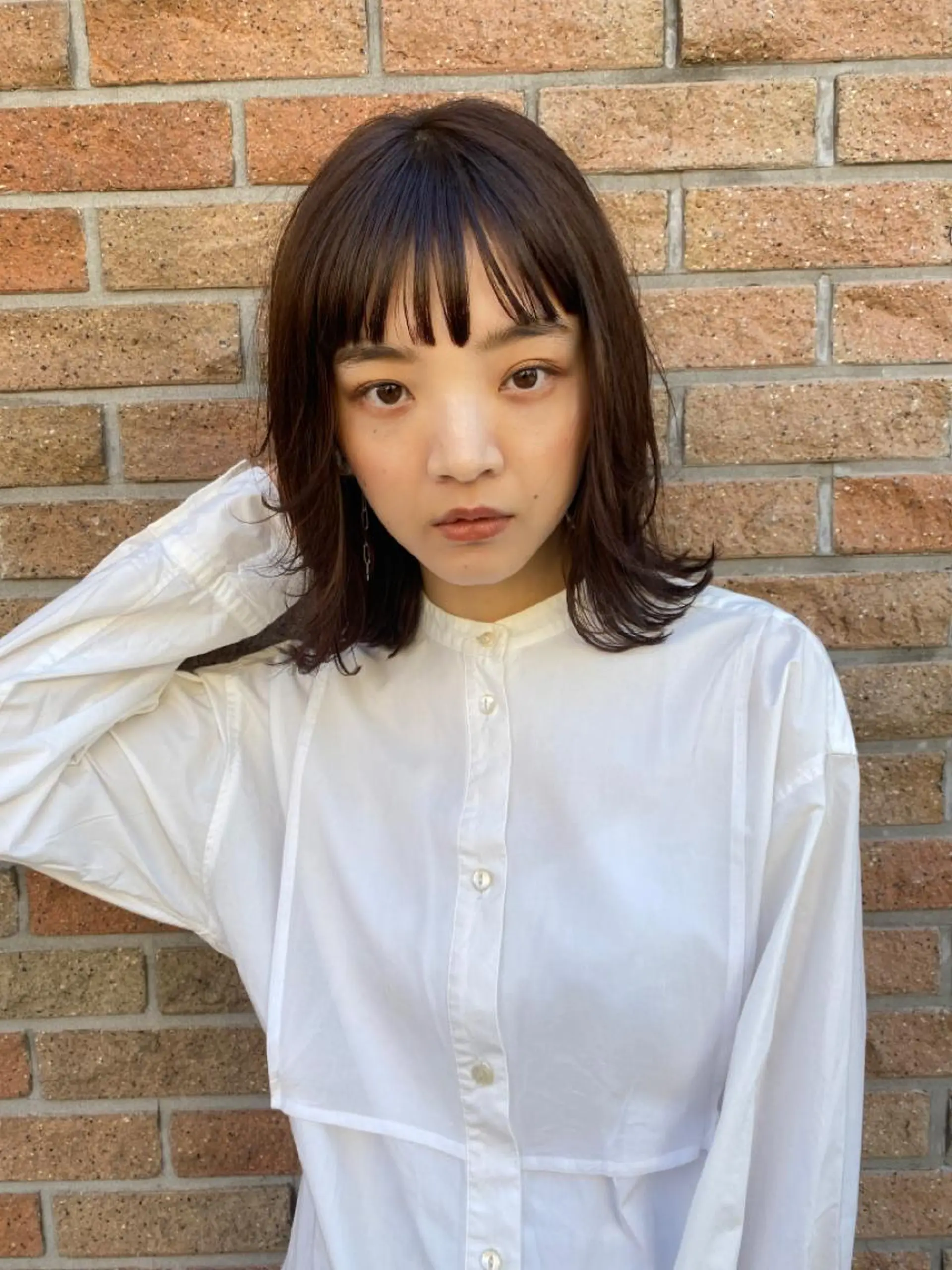 ミディアム カット ヘアカラー トリートメント ボブ / オージュア 🌸Mikuのヘアスタイル