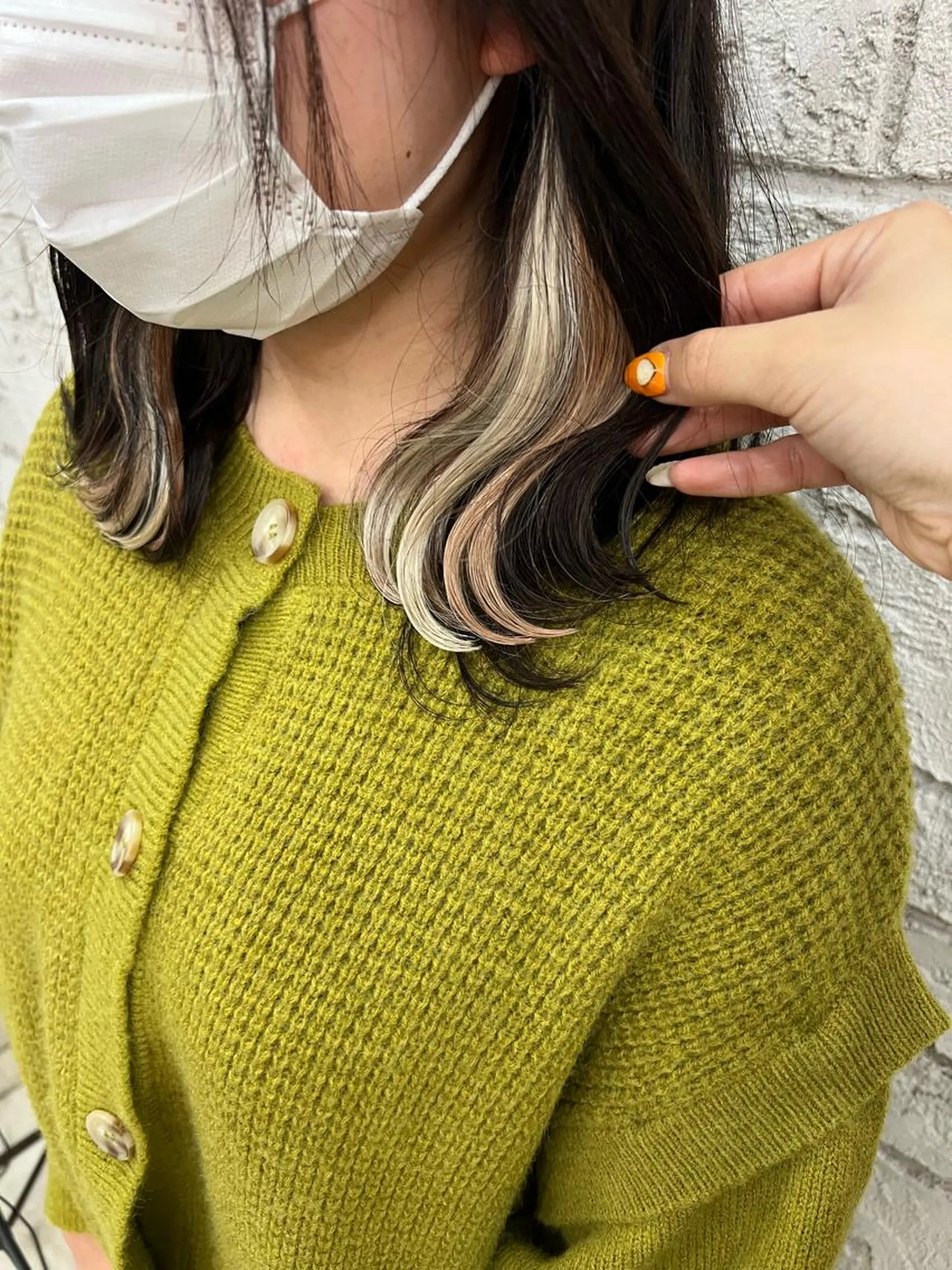 ミディアム エクステ エクステ＆艶カラー 🎀YURINA🎀のヘアスタイル