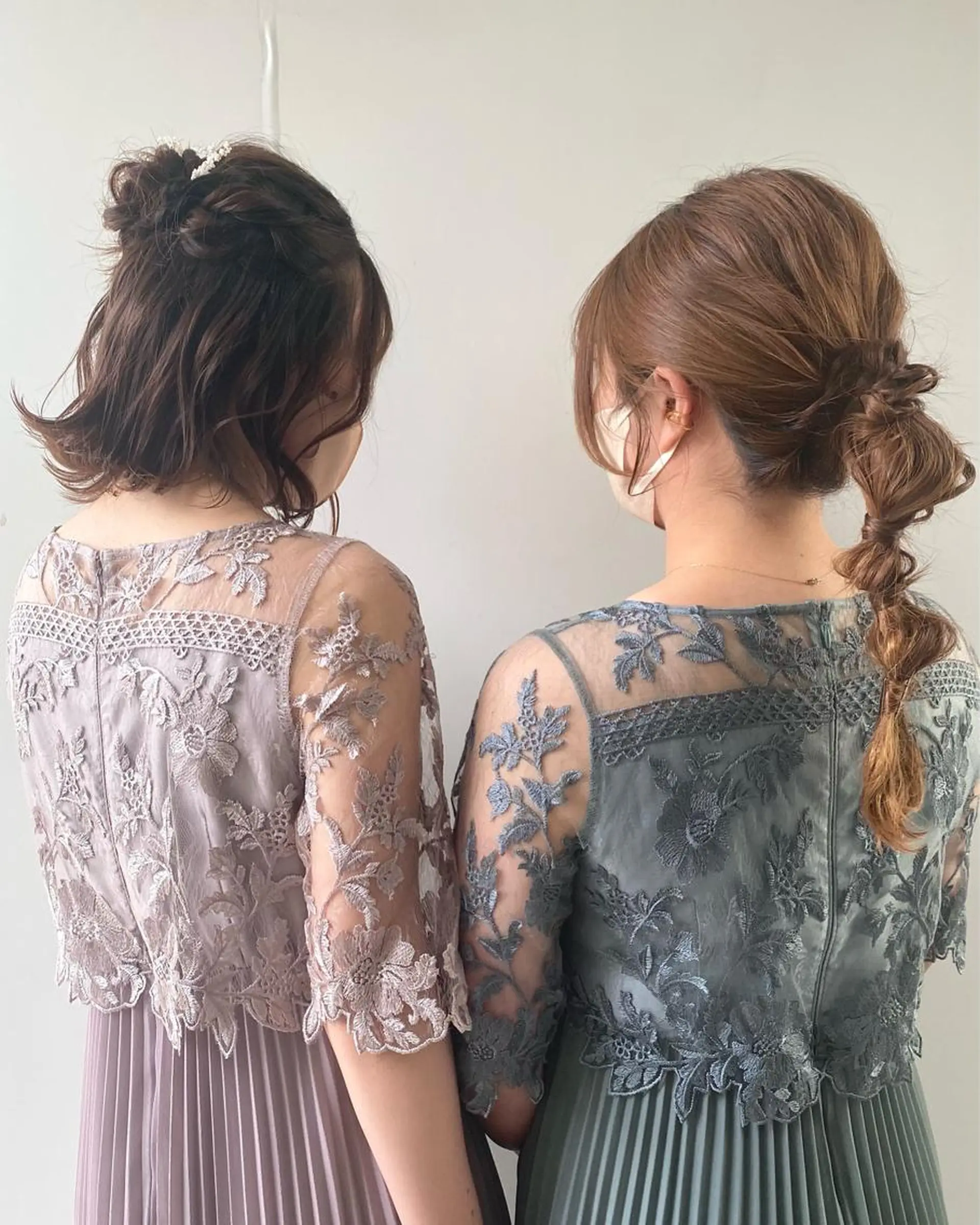 ミディアム ヘアアレンジ ヘアセット 桑原 菜摘のヘアスタイル