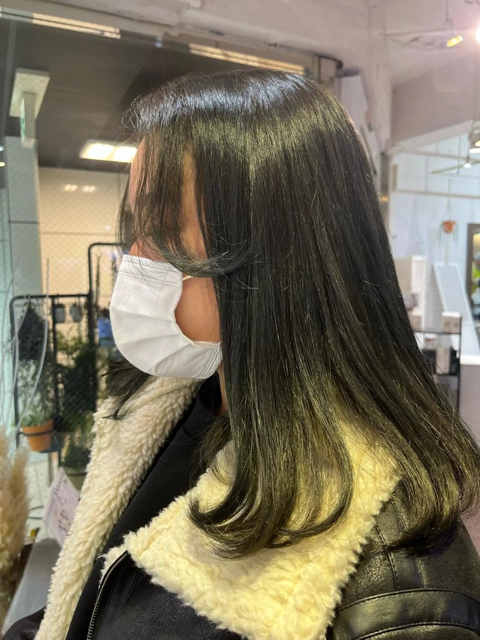 ミディアム 💖デザインカラー/ タダ ハナカ💖のヘアスタイル