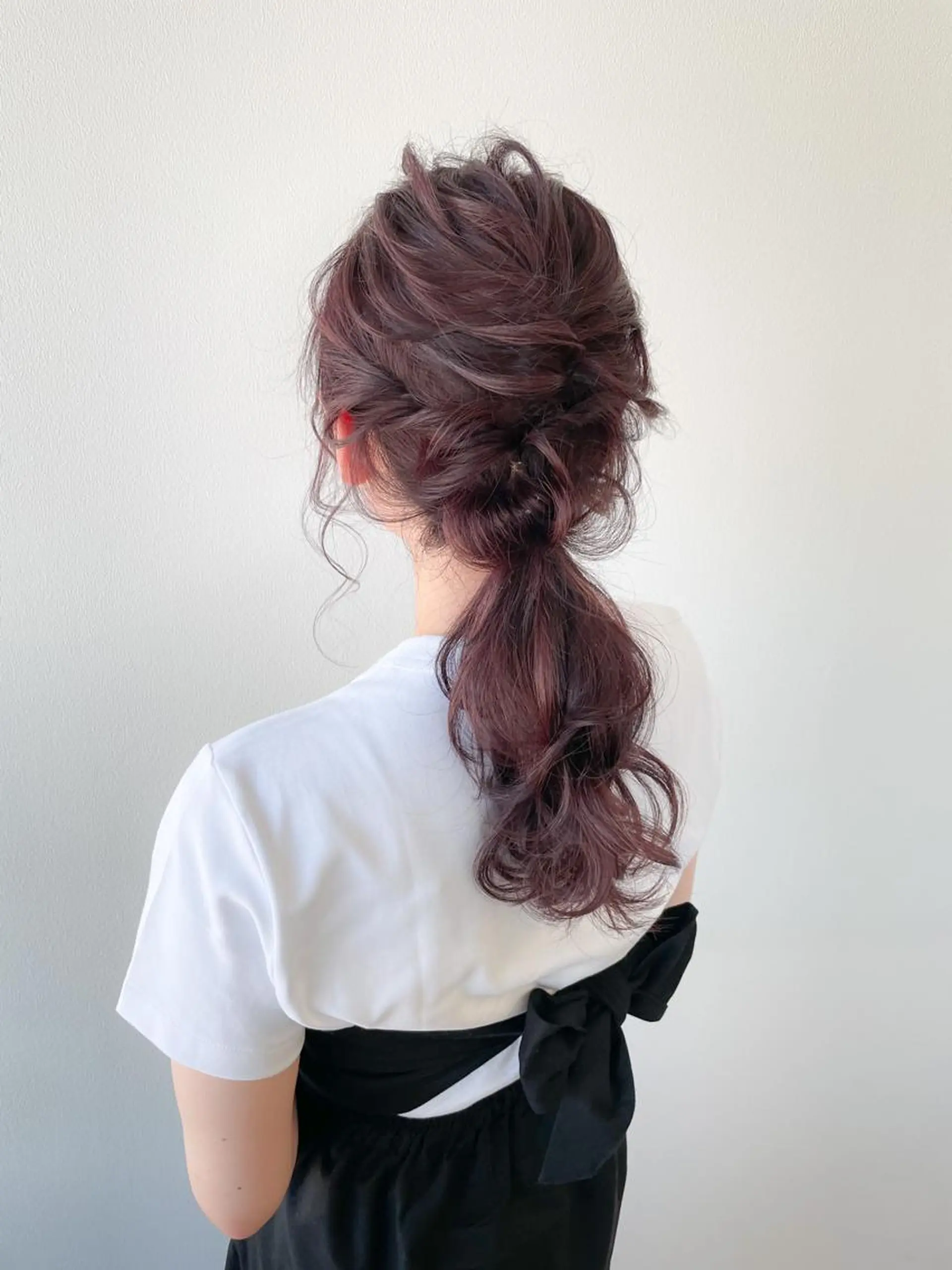 ロング カラー ヘアアレンジ ピンクカラー ピンクパープル パープルカラー autre所属・大久保 ひでなりのヘアスタイル