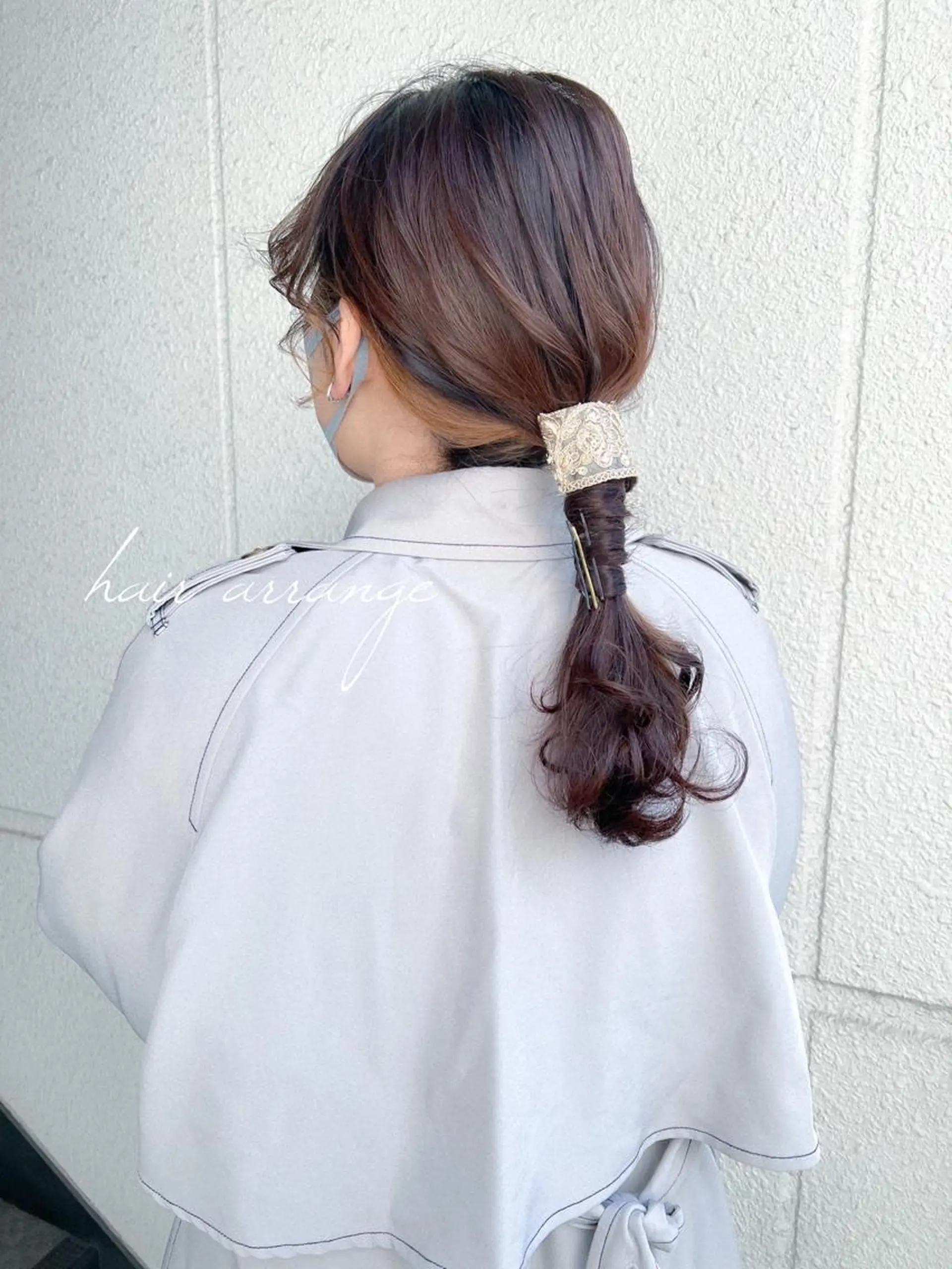 セミロング ヘアセット カラーパティシエ facce🌼ikoのヘアスタイル