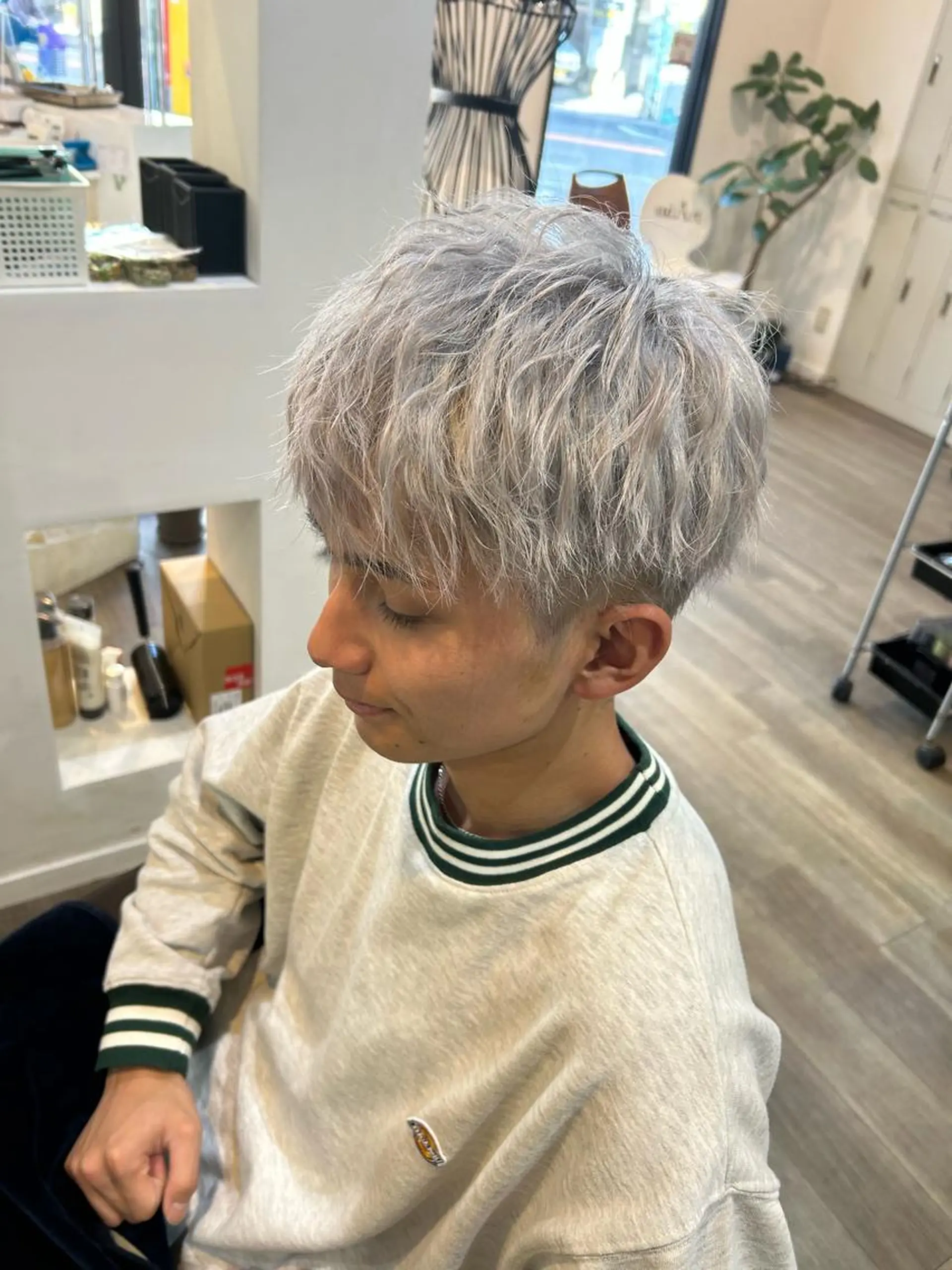 ショート カラー メンズ カツキ/GARTE 代官山のヘアスタイル