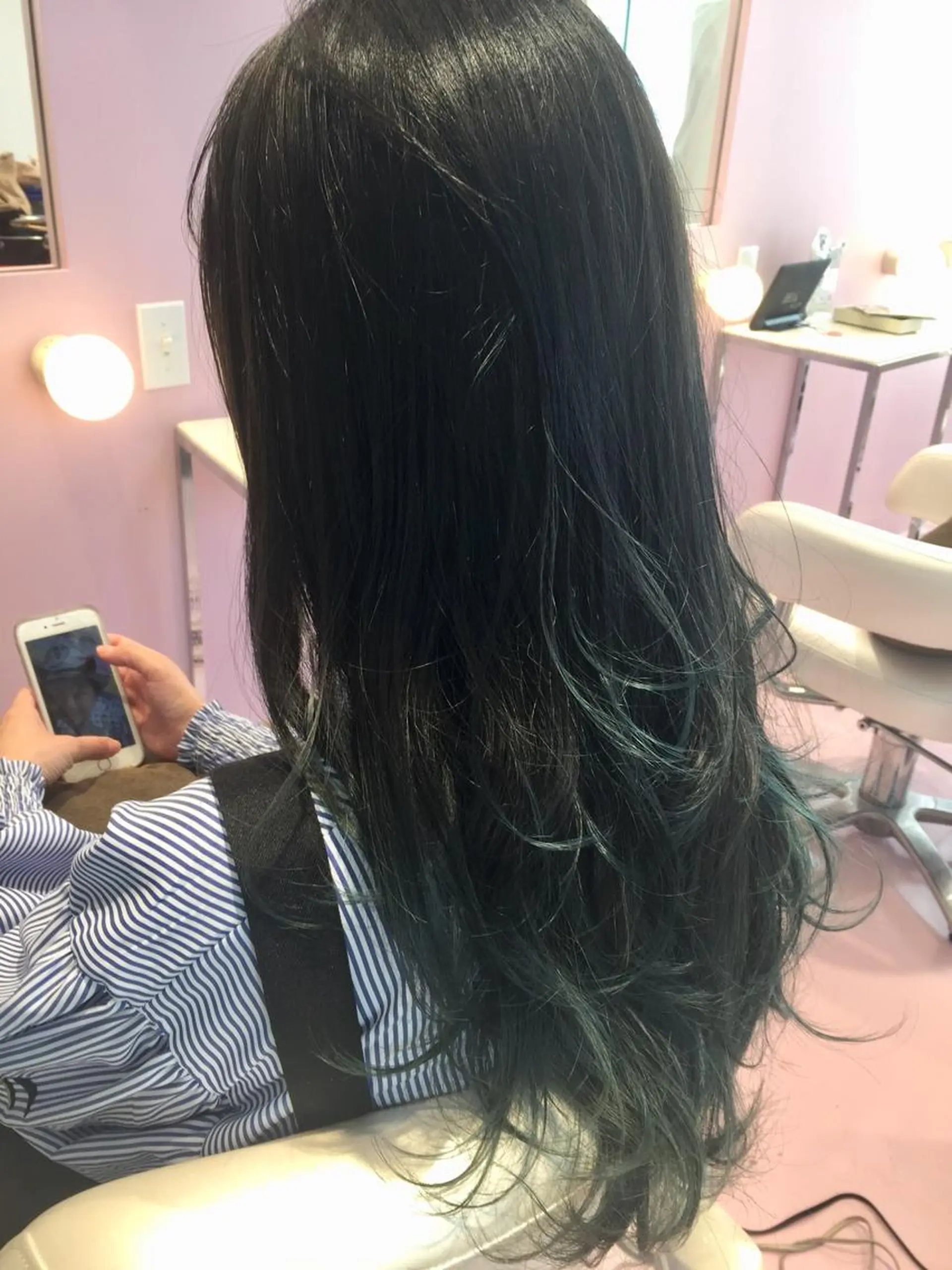 セミロング カット ヘアカラー トリートメント 所渉/韓国レイヤー /ウルフカットのヘアスタイル