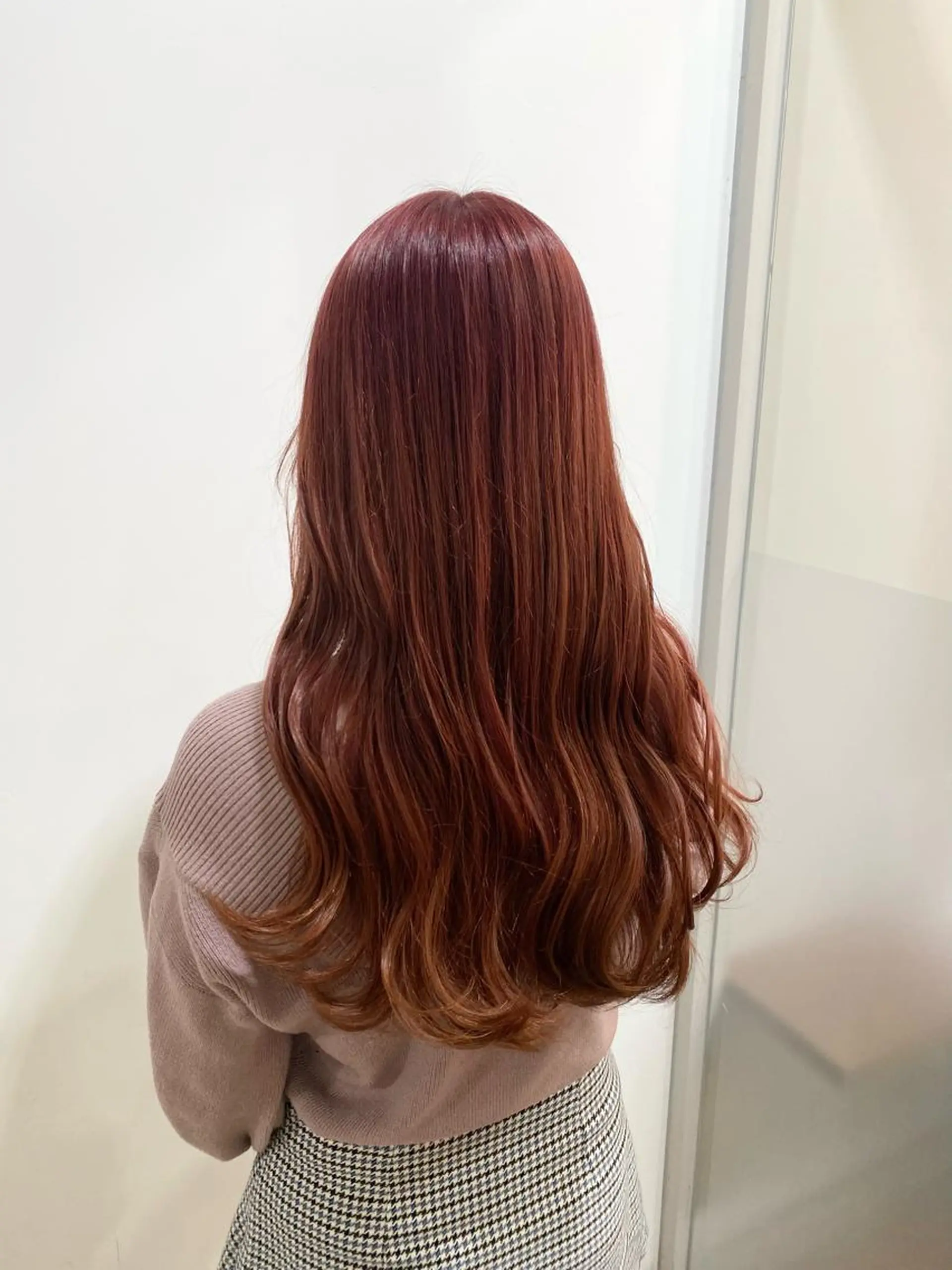 ロング カラー たなか もえなのヘアスタイル