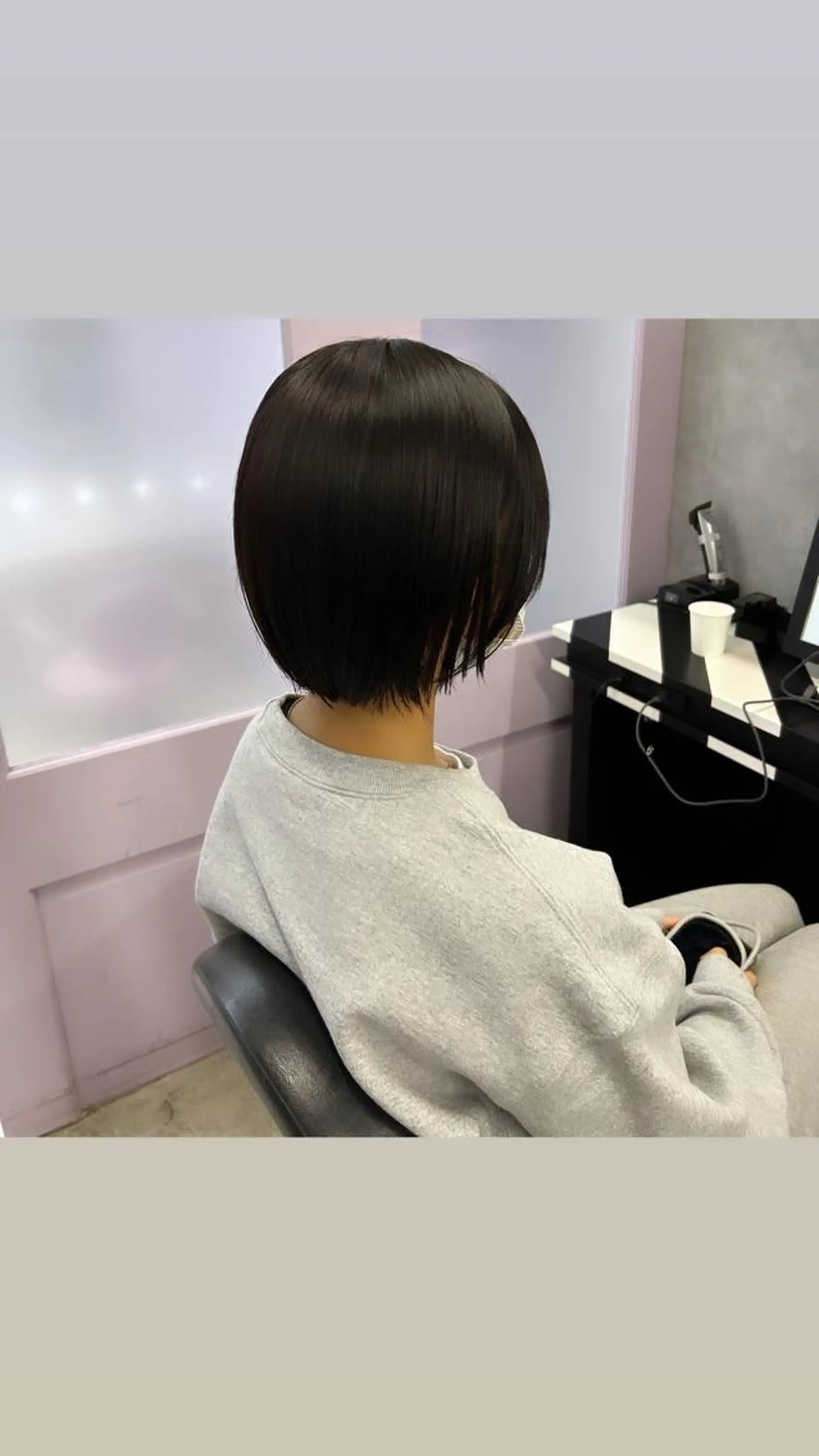 ショート Hui.所属・縮毛矯正・髪質改善 特化 出納 直起のヘアスタイル