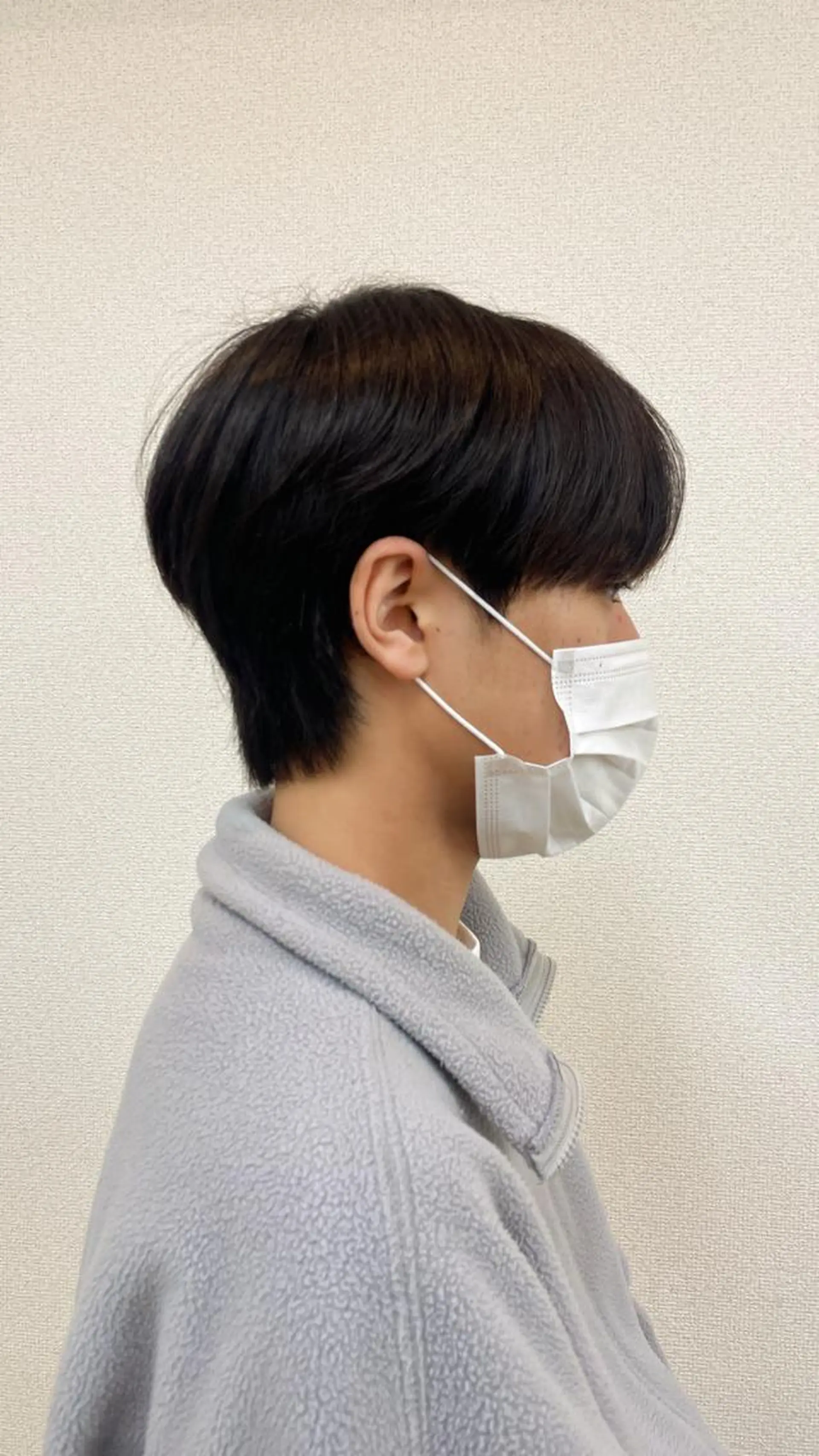 パーマ メンズ センターパート カルマパーマ メンズ韓国風 メンズパーマ メンズショート 松本平太郎美容室大宮店所属・もりたみかこ 美容師お休み中のヘアスタイル