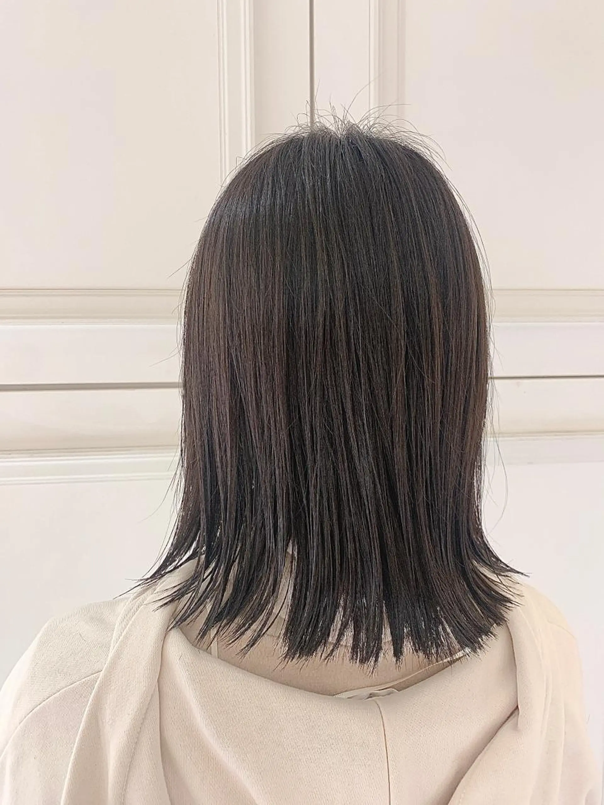 ミディアム 田中 未澪のヘアスタイル