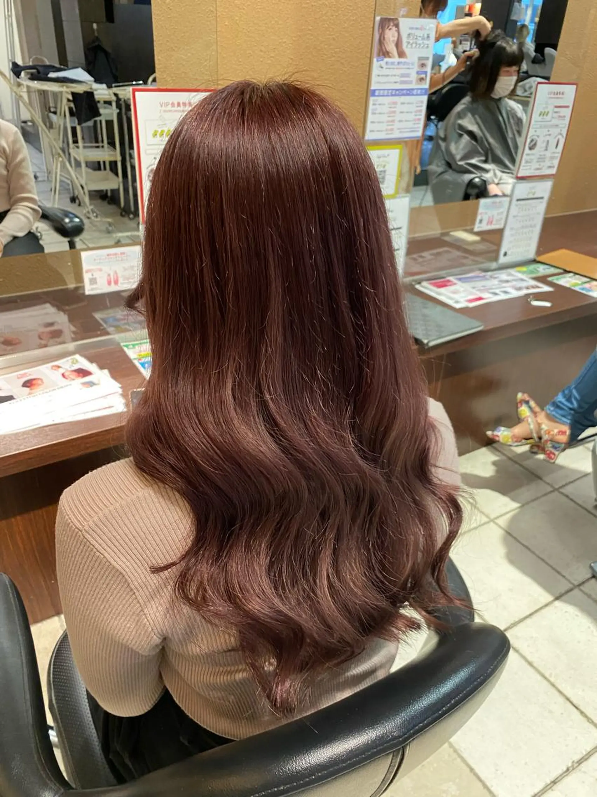 ロング カット ヘアカラー 西岡 あつみ/ 堀江美容室のヘアスタイル