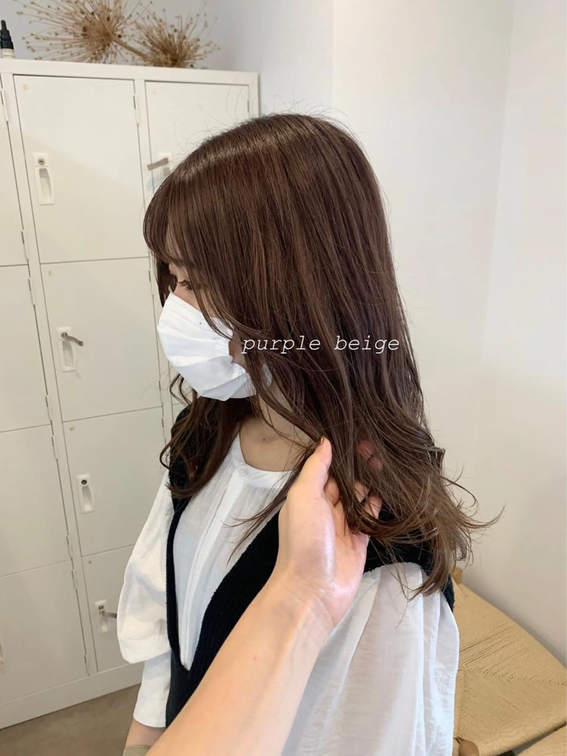 ロング カラー 佐藤 永夏のヘアスタイル