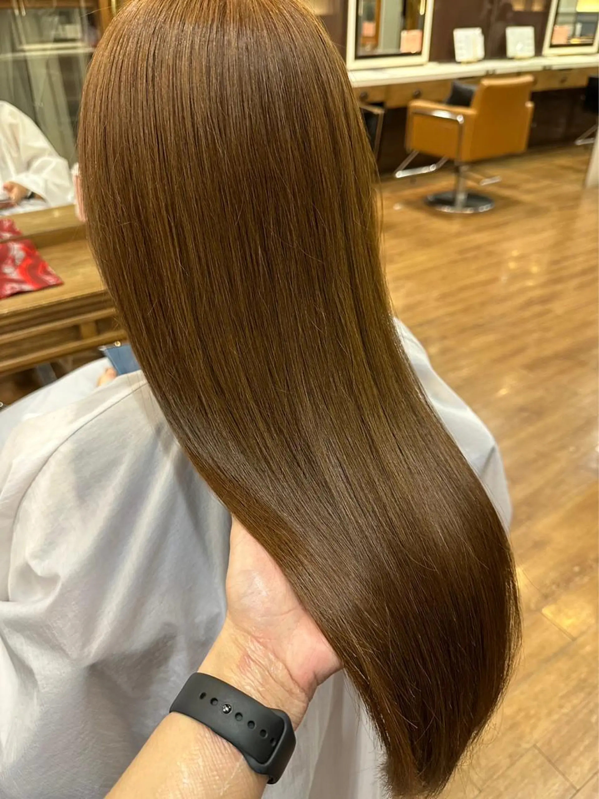 ロング トリートメント あずま みゆのヘアスタイル