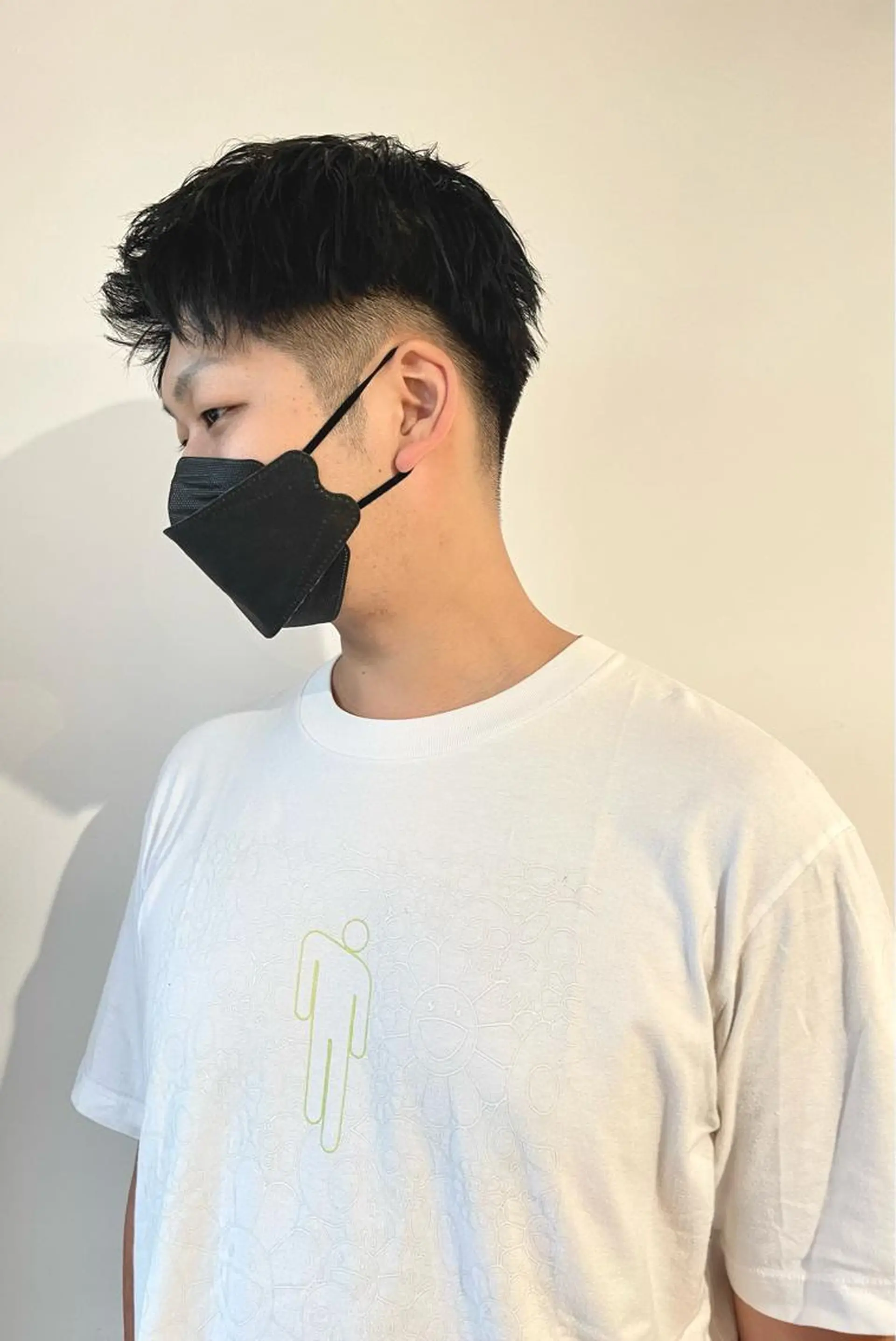 ショート かきあげバング カット ヘアカラー トリートメント 骨格補正施術/メンズ 専門美容師/YUYAのヘアスタイル