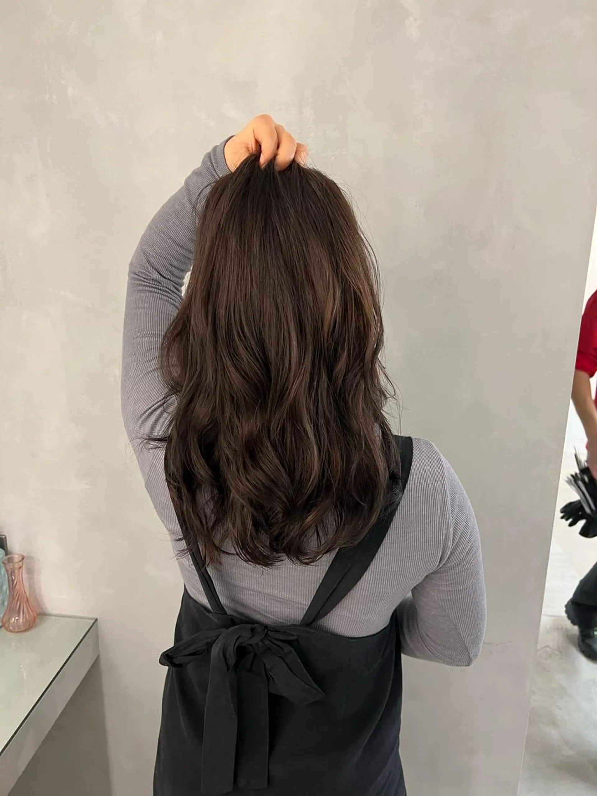 セミロング カラー パーマ セミロングパーマ 韓国風ヘア カット ヘアカラー パーマ トリートメント レイヤーカットのプロ 大人ヘア宮森貴志のヘアスタイル