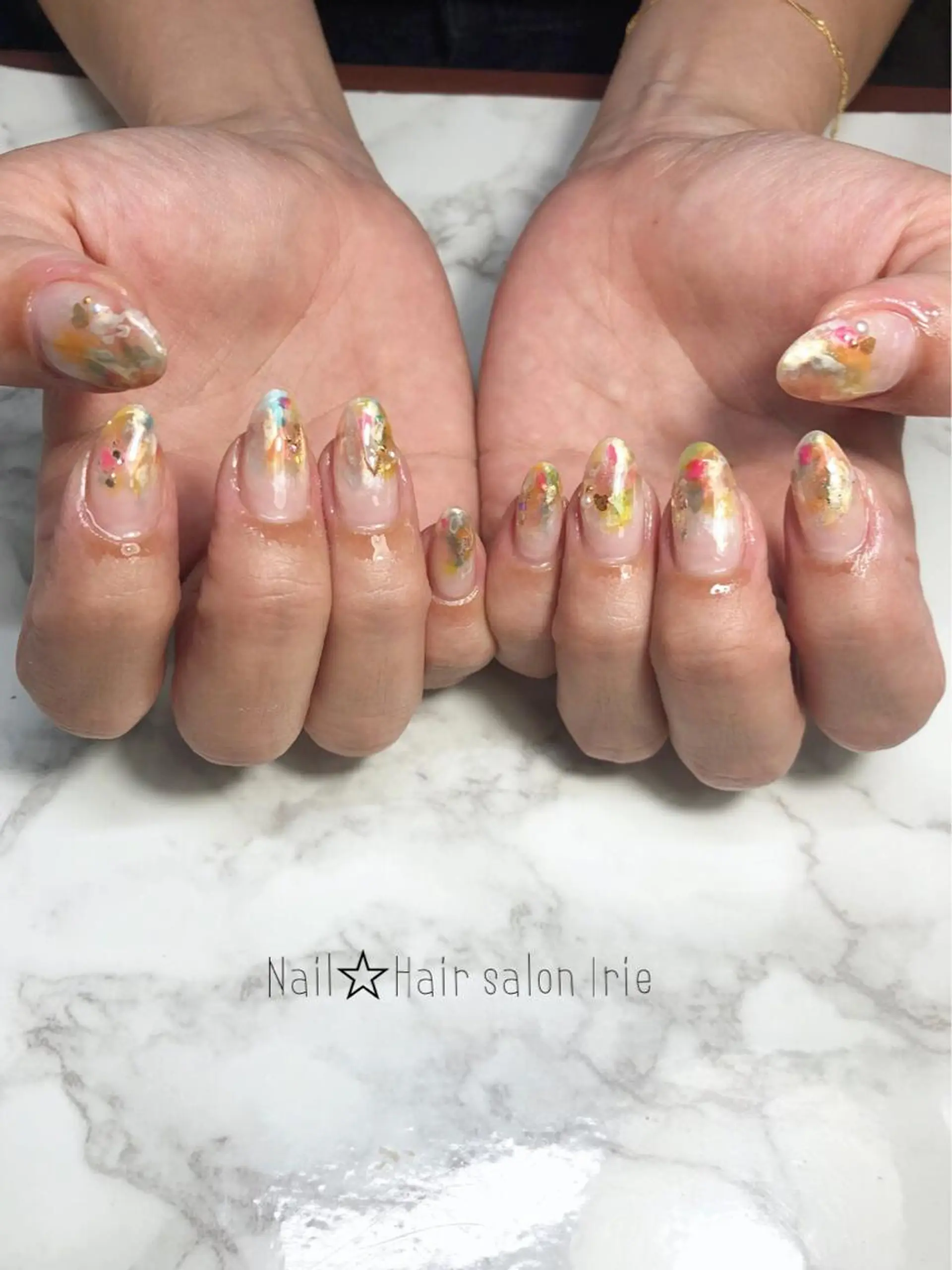 ネイル ハンドネイル Hair salon Irie所属・與儀 知佳のネイルデザイン