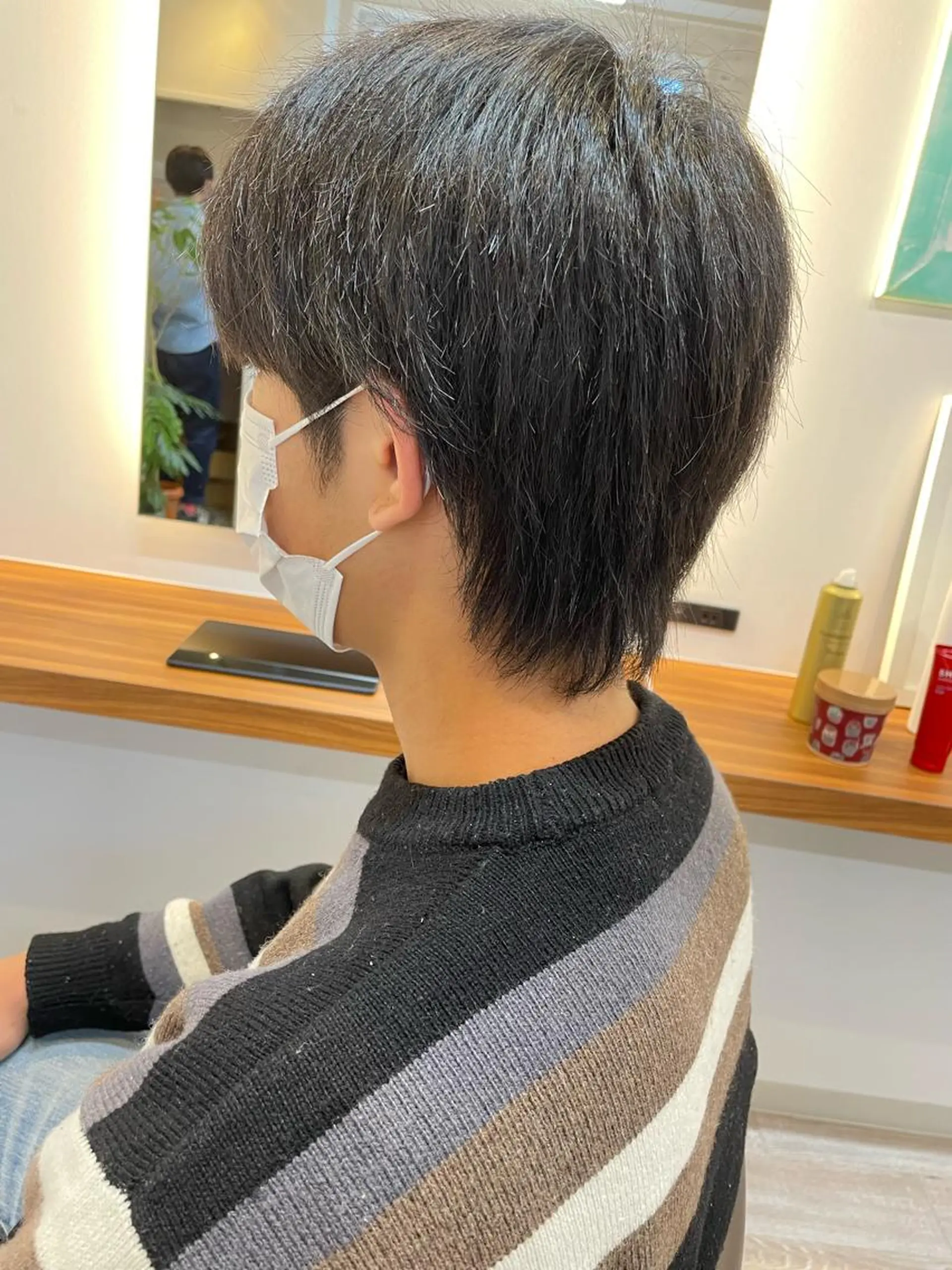 ショート 小林 崇雅　ダウンパーマのヘアスタイル