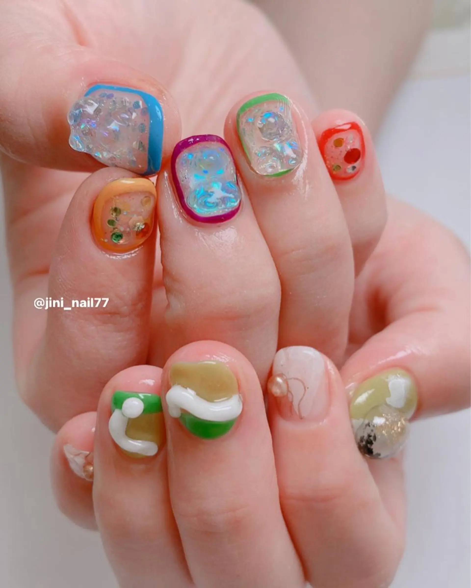 ネイル ハンドネイル JINI NAIL所属・ジニ ネイルのネイルデザイン