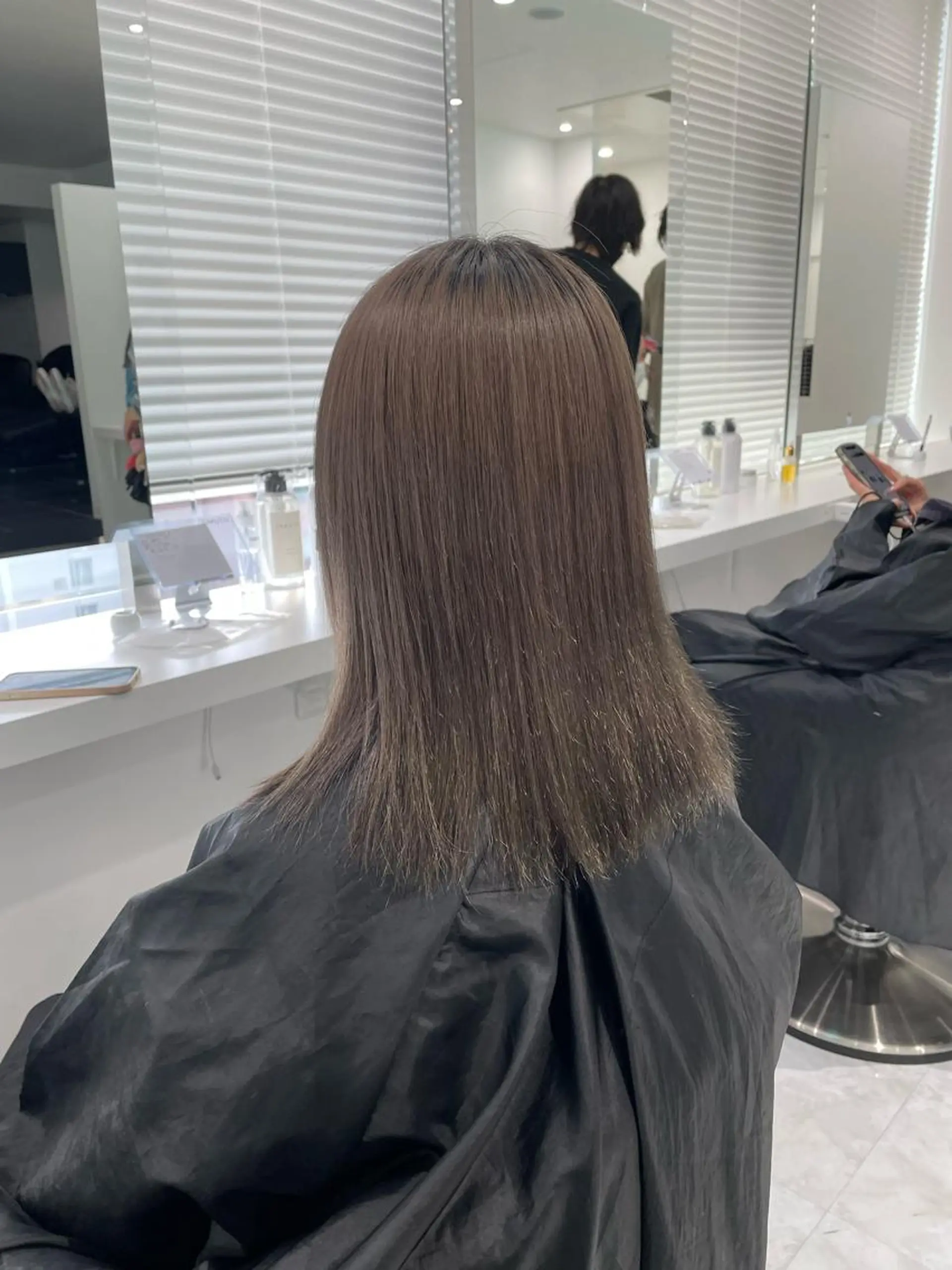 セミロング カラー ヘアアレンジ 髪質改善/ハイトーン /新宿/Takutoのヘアスタイル