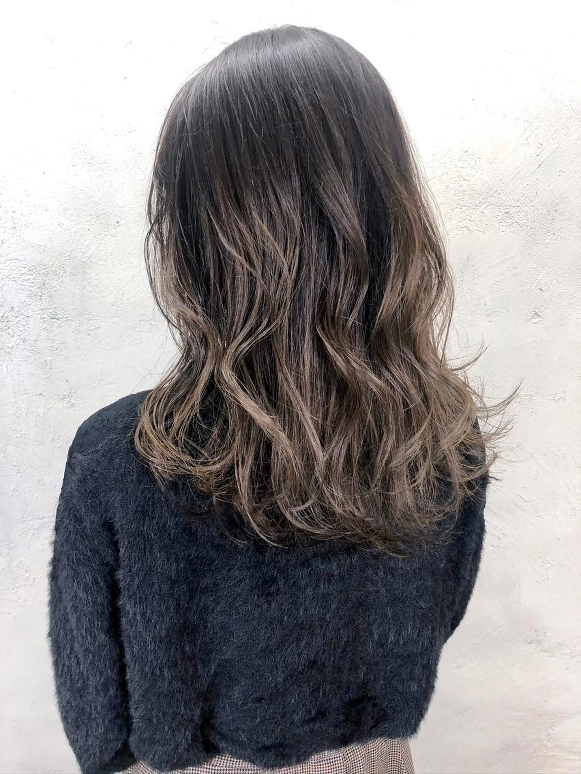 セミロング カラー パーマ ヘアアレンジ グレージュ ITbyALBUM 浦和店のヘアスタイル