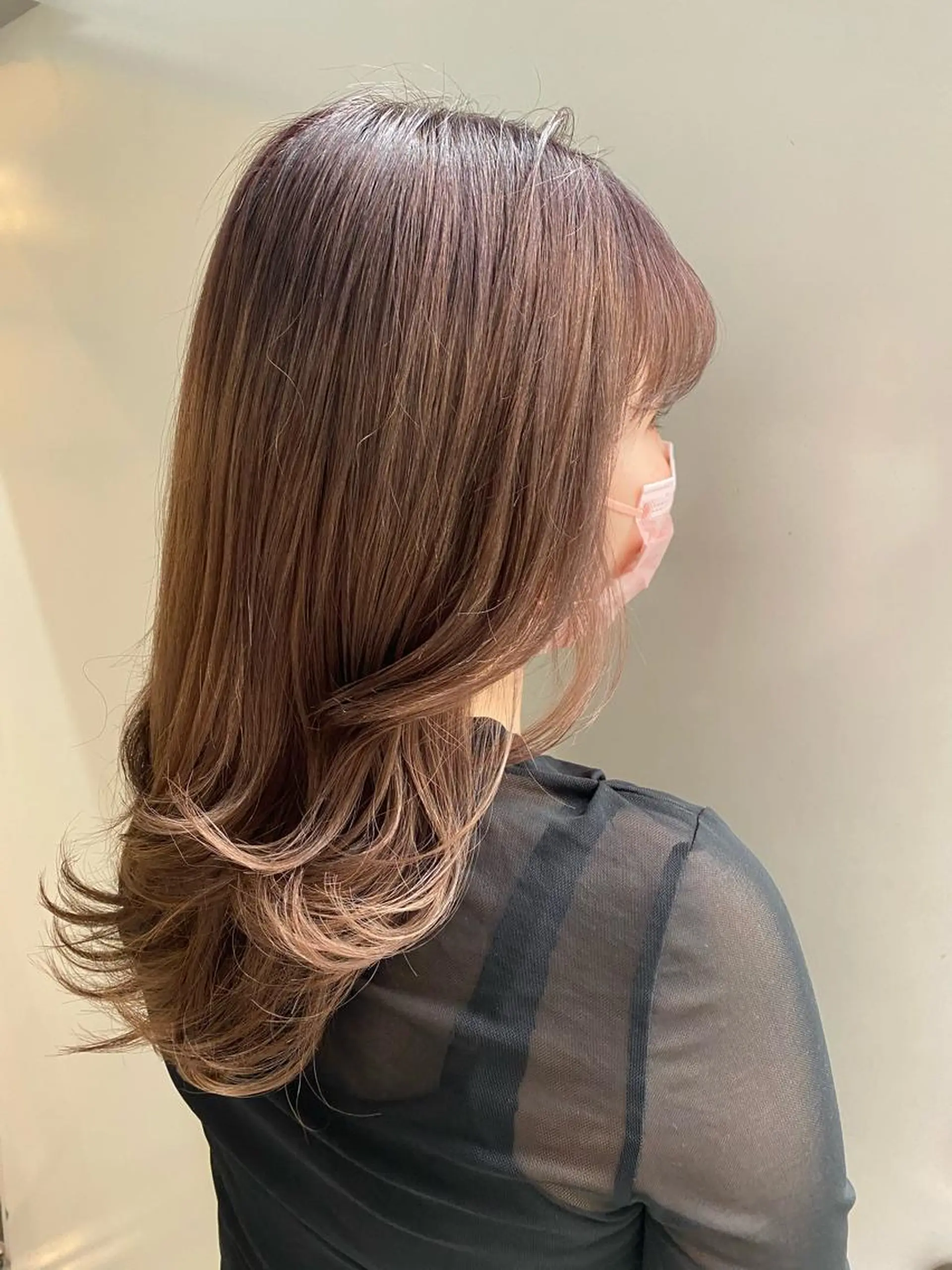 セミロング カット ヘアカラー トリートメント ノンダメージ 🥑mikubanのヘアスタイル