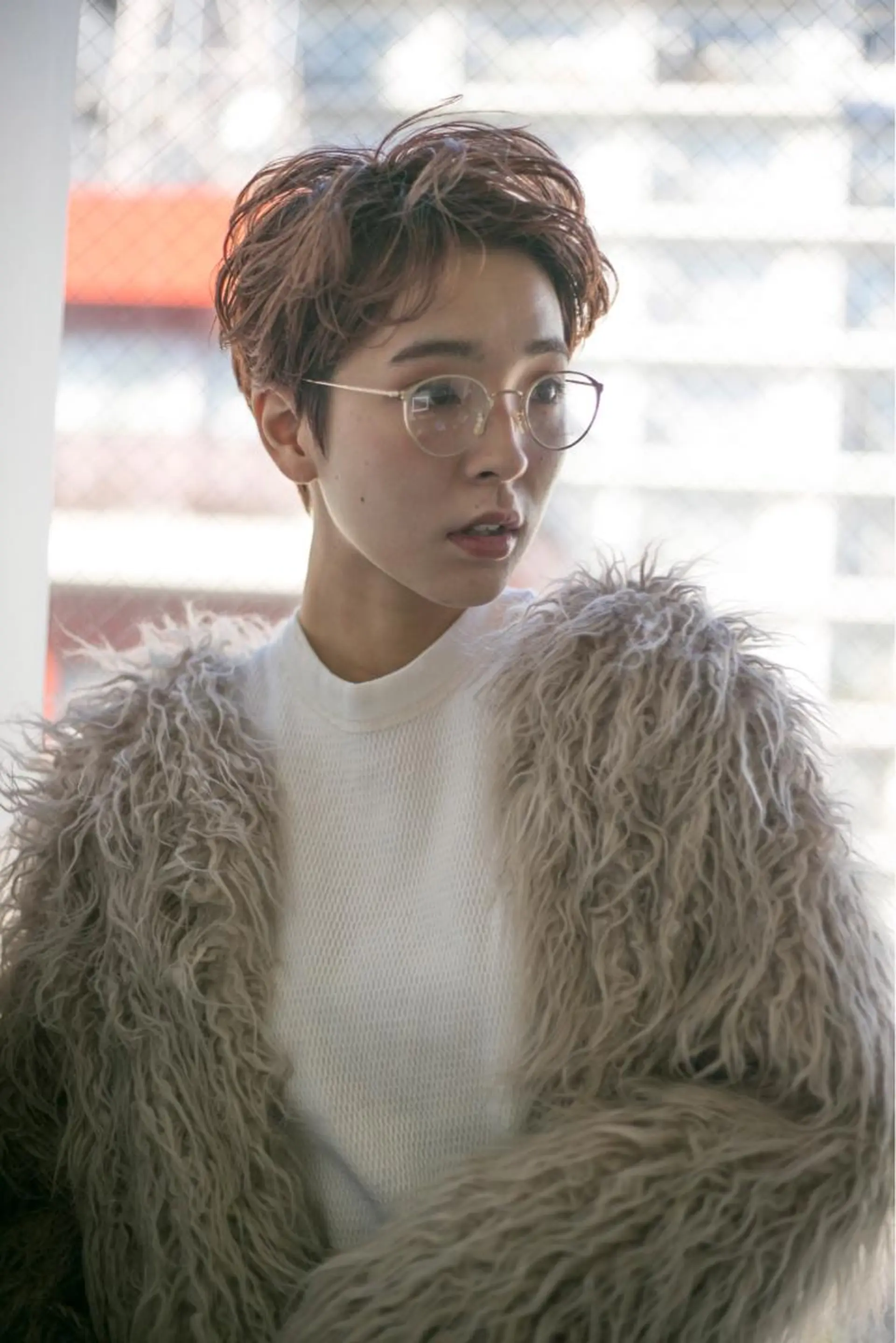 ショート ヘアカラー トリートメント pole/apartment所属・💓パーマ，💗 レイヤーカットのヘアスタイル