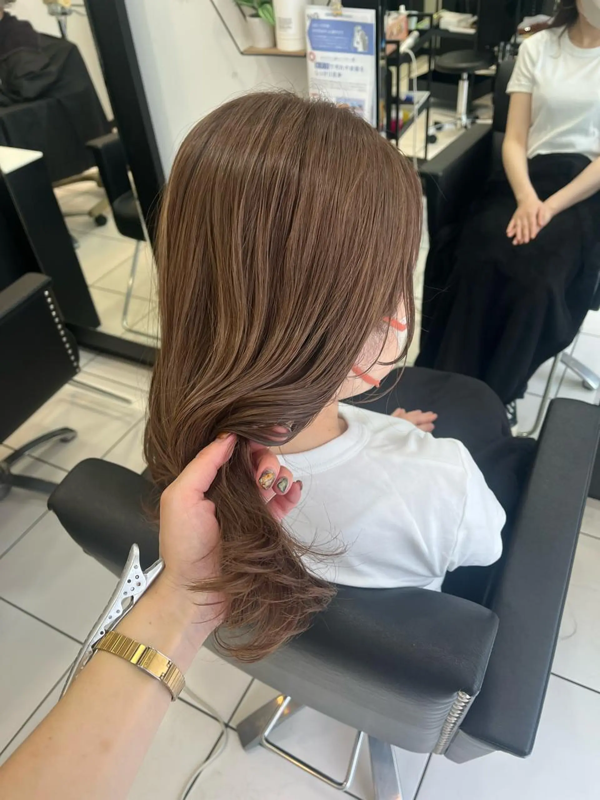 ロング カラー channel所属・Natsumi ❤︎のヘアスタイル