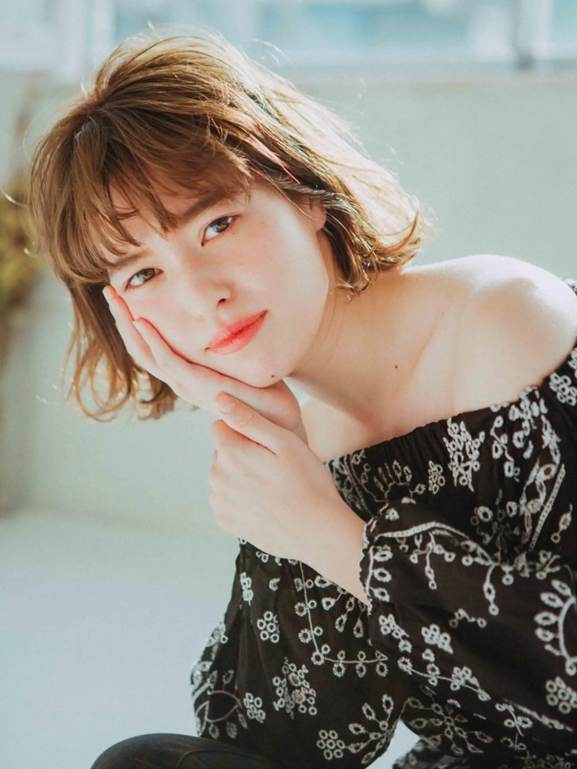 ショート カラー パーマ 池袋センターパート No.1 裕大のヘアスタイル