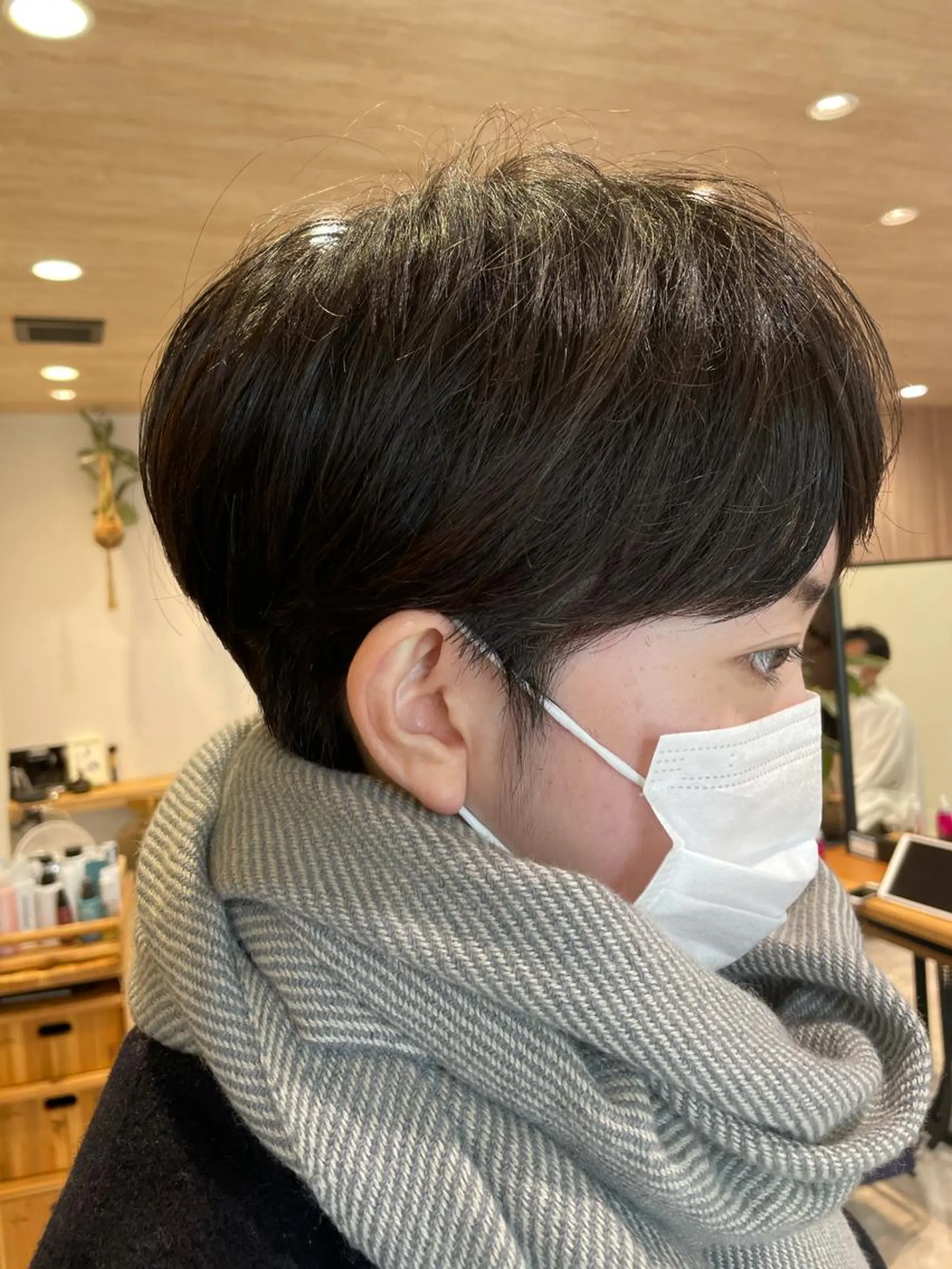 ショート パーマ カット パーマ トリートメント 似合わせ レイヤー須川のヘアスタイル