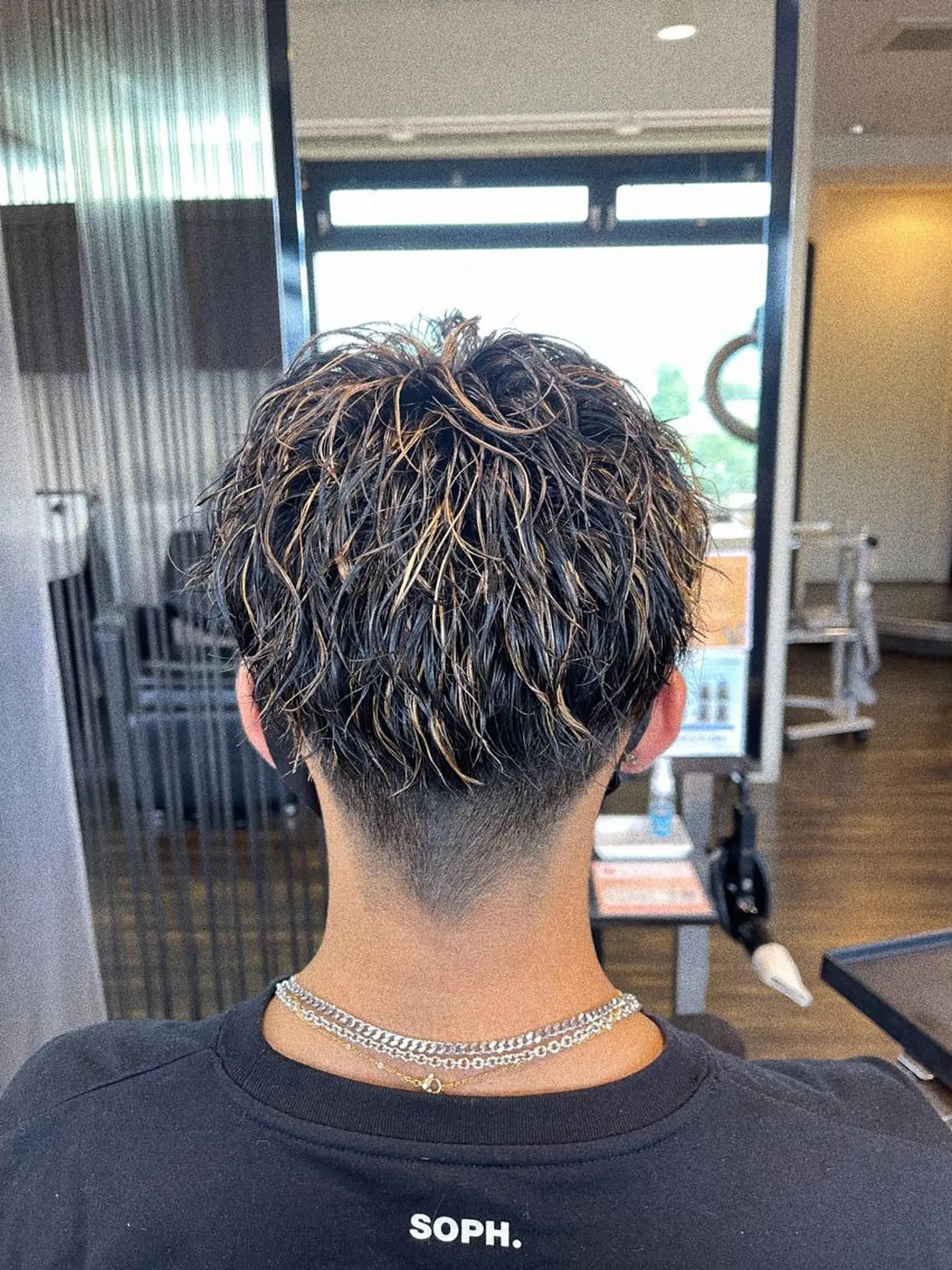 ショート カラー パーマ メンズ カット ヘアカラー メンズスタイル /メンズパーマ/須藤のヘアスタイル