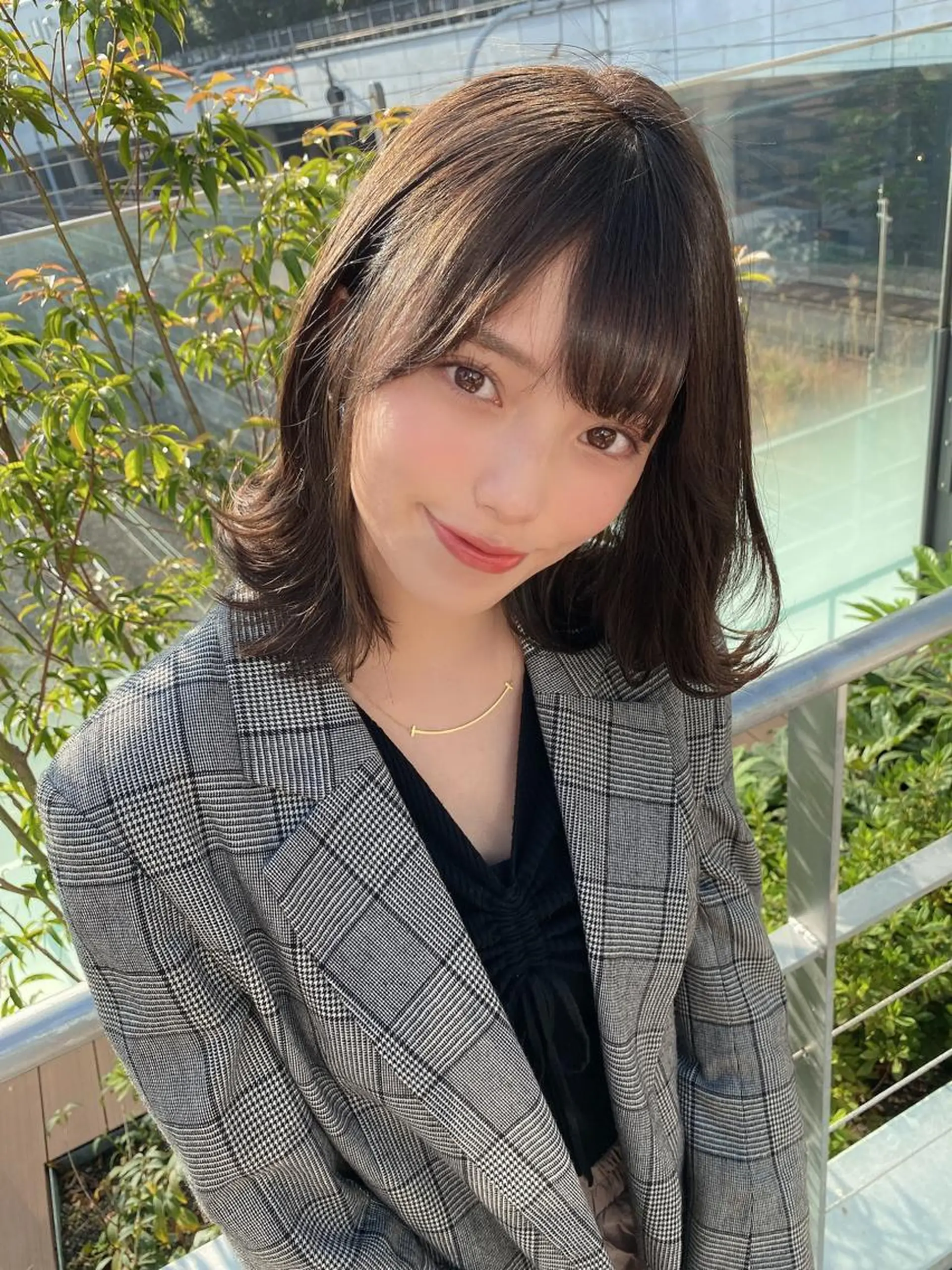 ミディアム カラー 女性が憧れる ショート/角田愛和のヘアスタイル