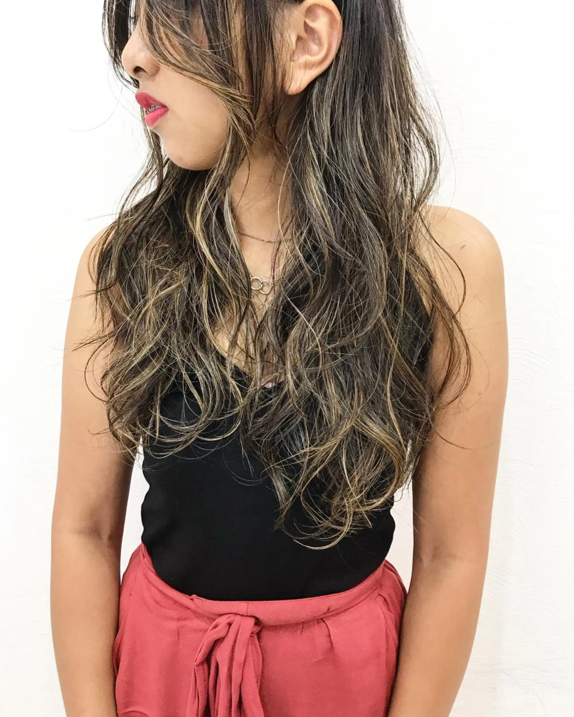 カラー ハイライトカラー Life salon SAKURAのヘアスタイル