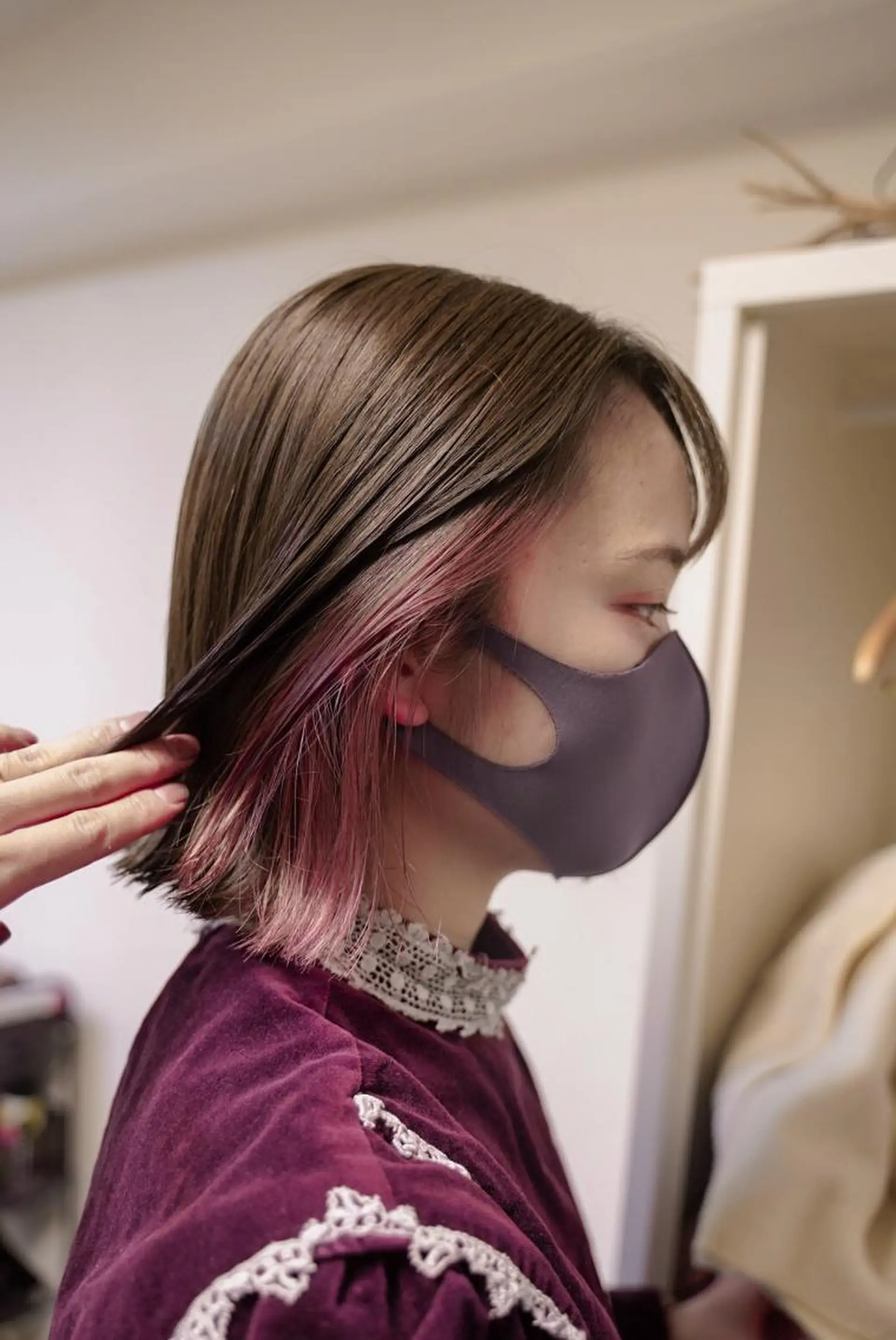 ショート ヘアカラー トリートメント ヘアセット 土井 貴司のヘアスタイル