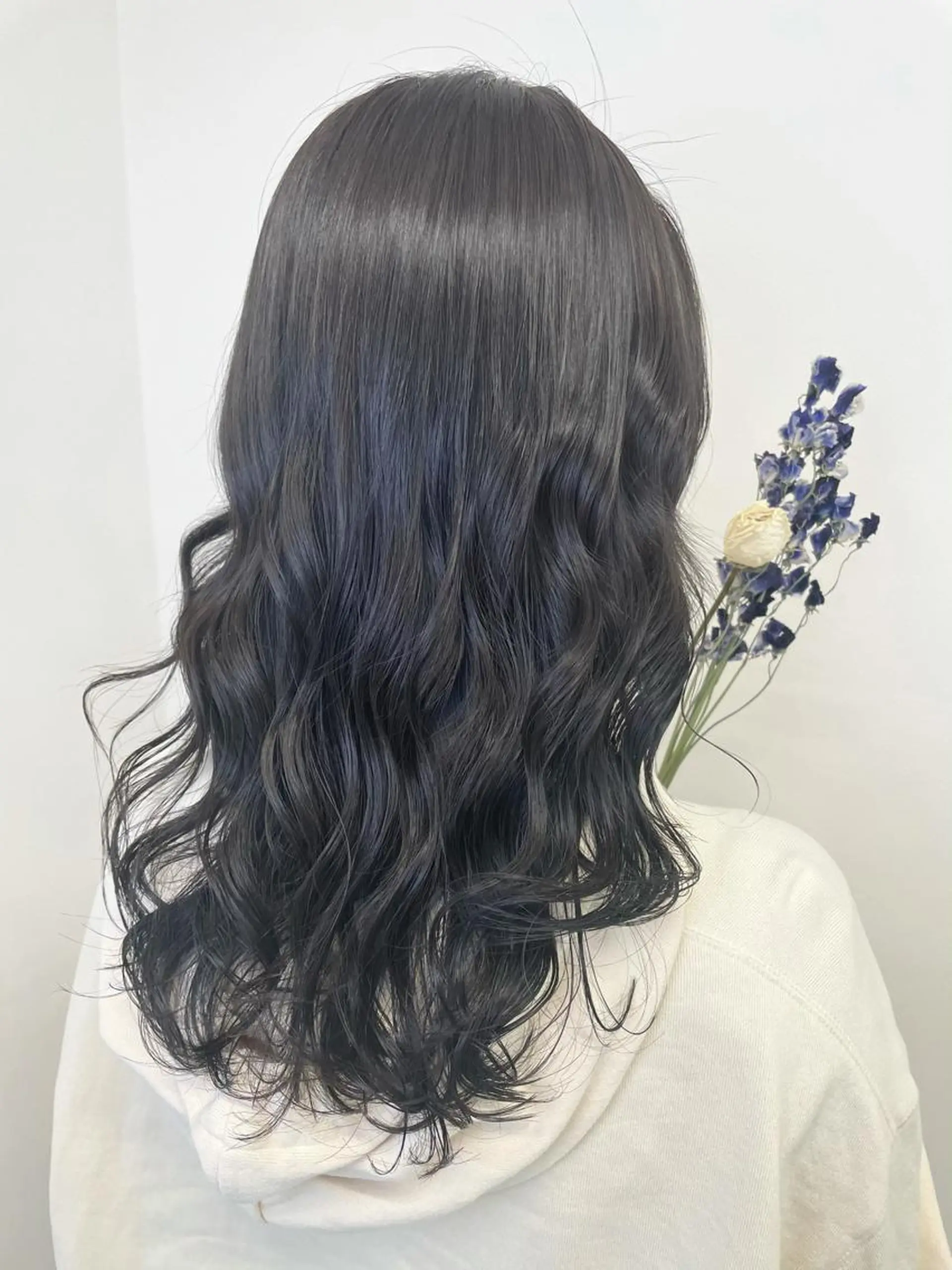 ロング カラー 🔵暗髪　特化🔵 梅田・増田のヘアスタイル