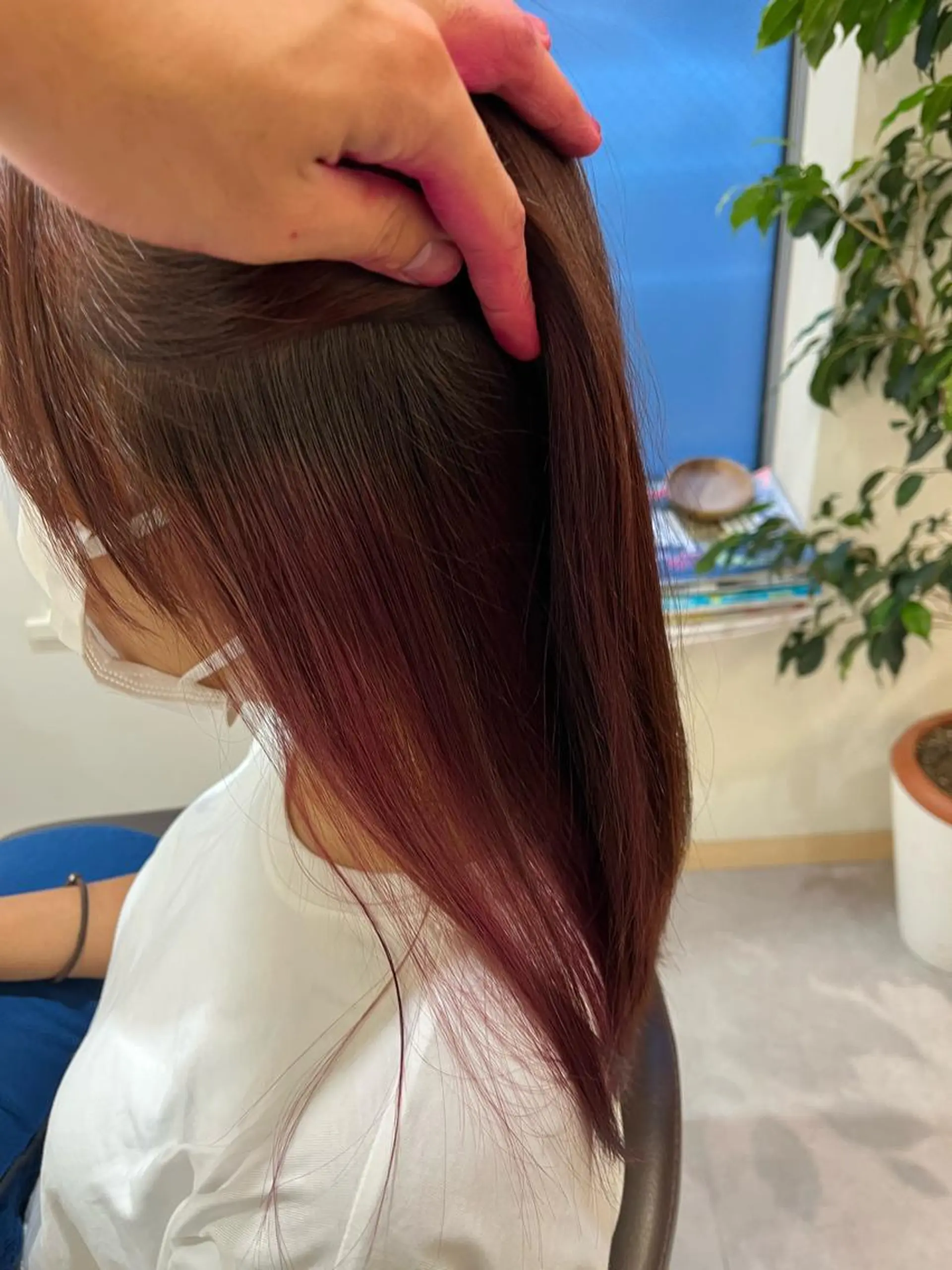 ロング カラー カット ヘアカラー トリートメント 古谷 雄汰808naluのヘアスタイル