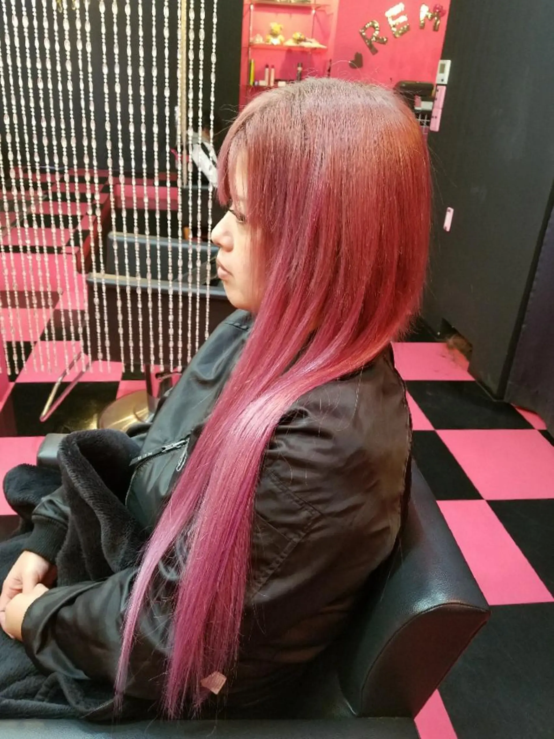 ロング パープルカラー エクステ REMIX　by　  Love　hairのヘアスタイル