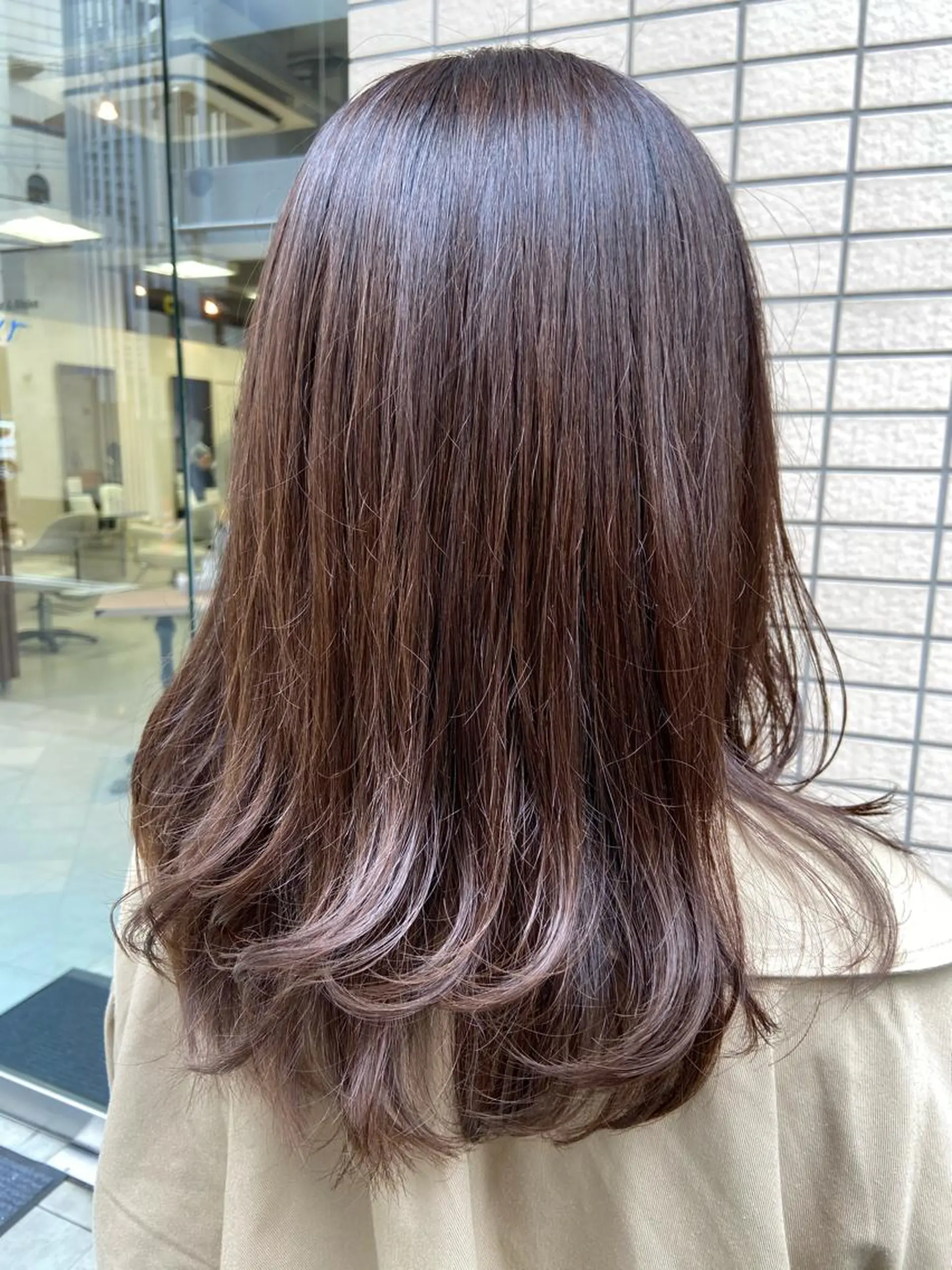 セミロング カラー カット ヘアカラー トリートメント 菊地 美憂のヘアスタイル