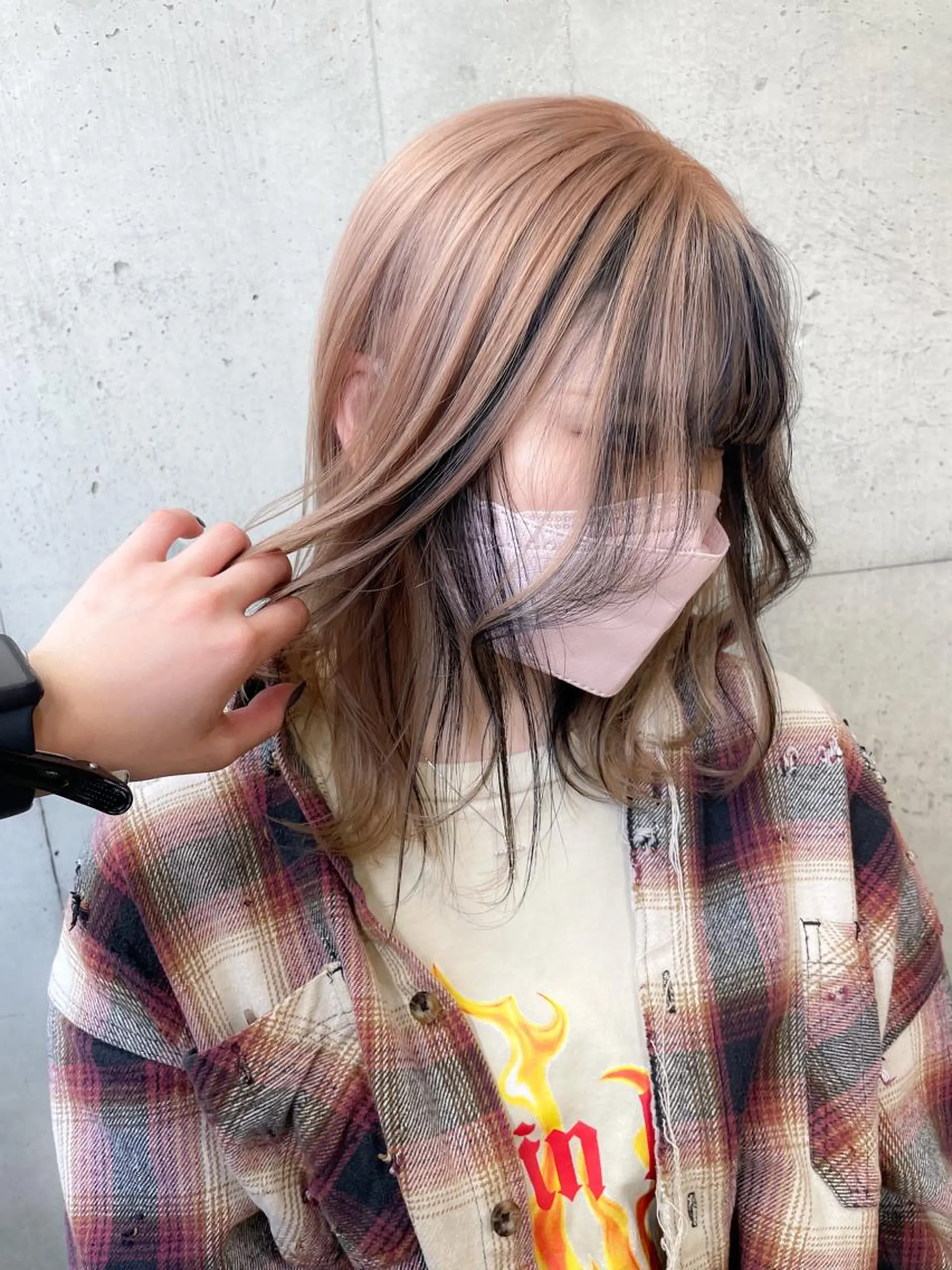カラー カット ヘアカラー トリートメント youres hair 髪質改善トリートメント&ヘッドスパ  新宿三丁目店【ユアーズヘア】所属・🦋透明感カラー 👑NODOKA🦋のヘアスタイル