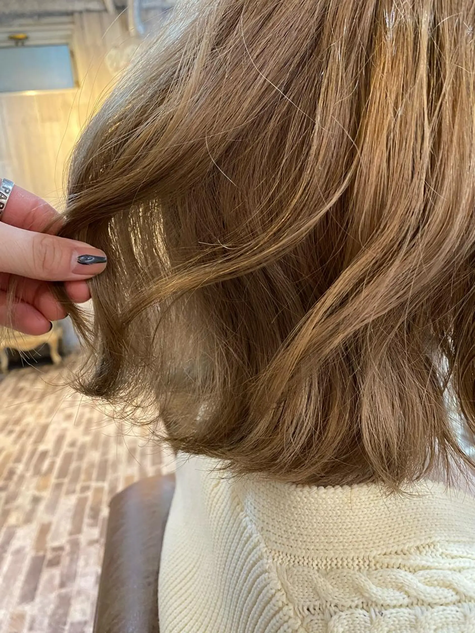 セミロング カラー パーマ ヘアアレンジ メンズ ネイル マツエク・マツパ アイブロウ 🍀デザインカラー 🍀齋藤　翔龍のヘアスタイル