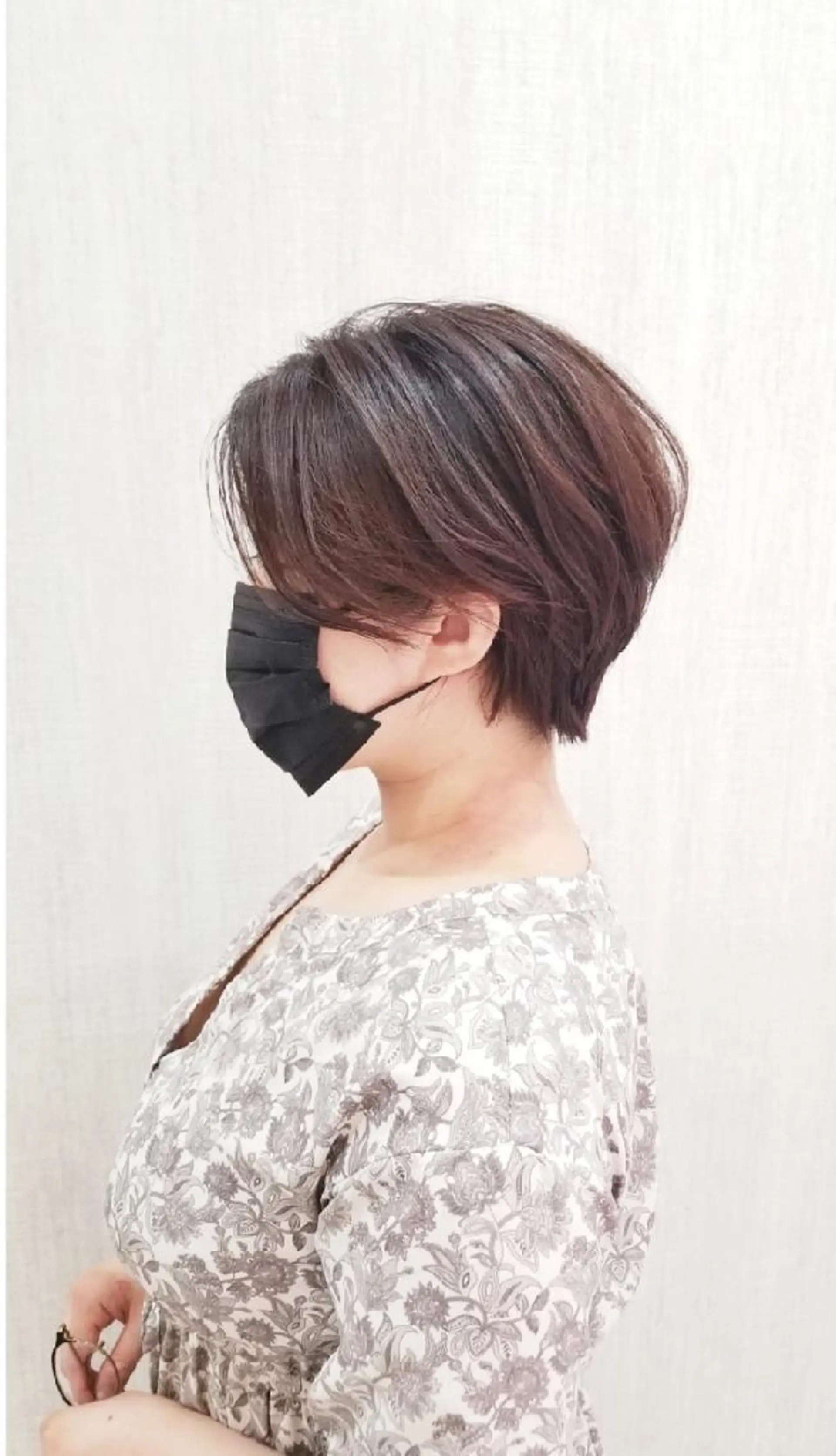 カラー ショート ショートヘア カット ヘアカラー トリートメント 顔周りレイヤーカット 髪質改善代表西村功平のヘアスタイル