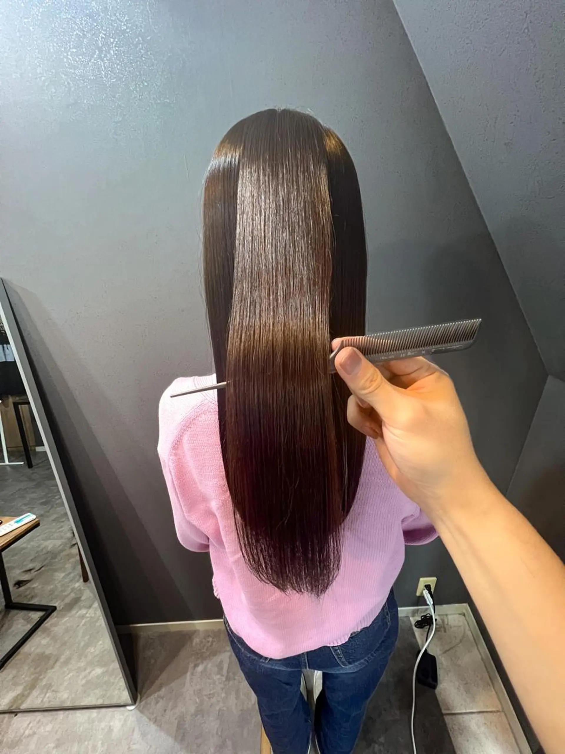 ロング カラー カット ヘアカラー 縮毛矯正 トリートメント ヘッドスパ ＊くせ毛に特化＊ 【yun】のヘアスタイル