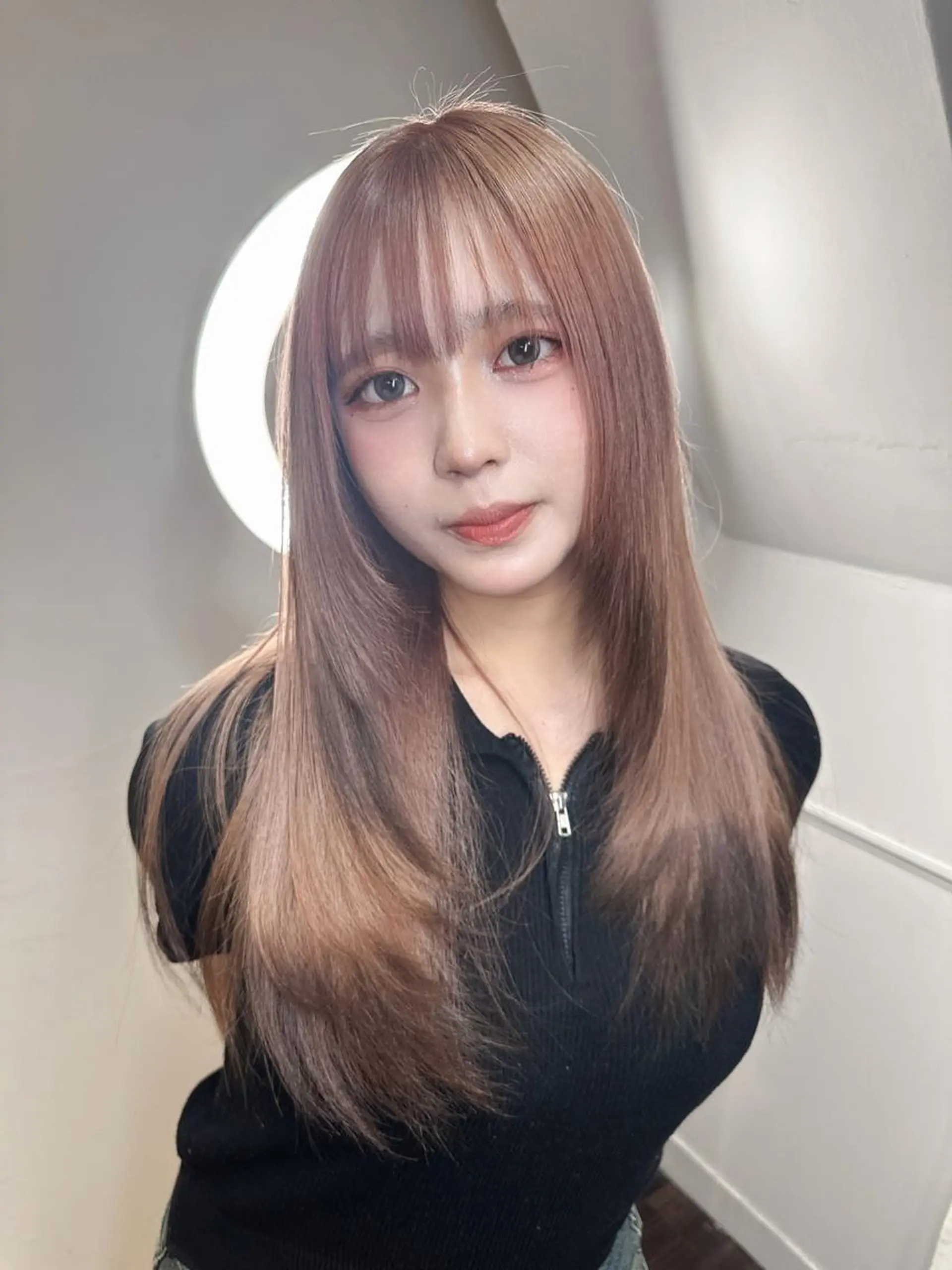 ロング カラー ブリーチ ダブルカラー ハイトーンカラー 髪質改善 レイヤーカット ワンホンヘア ケラチン/Kaitoのヘアスタイル