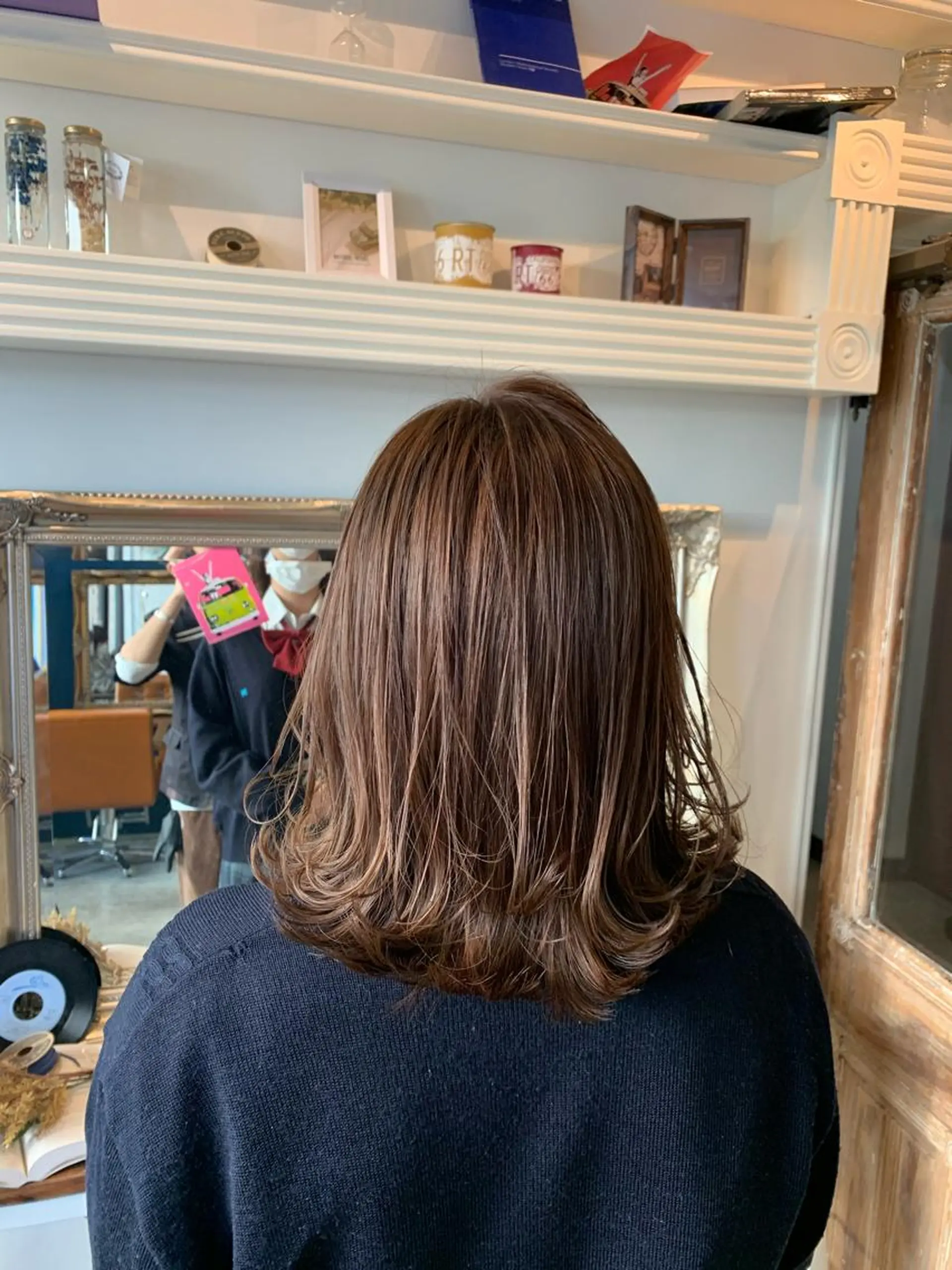 ミディアム アッシュ カット ヘアカラー トリートメント ヘッドスパ ヘアセット 大宮/山口 竣也のヘアスタイル