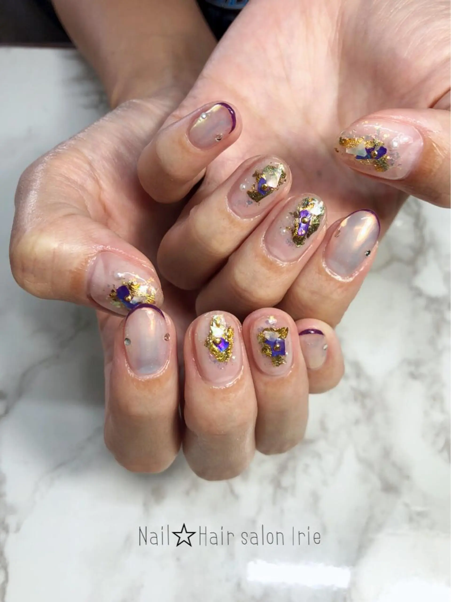 ネイル ハンドネイル Hair salon Irie所属・與儀 知佳のネイルデザイン