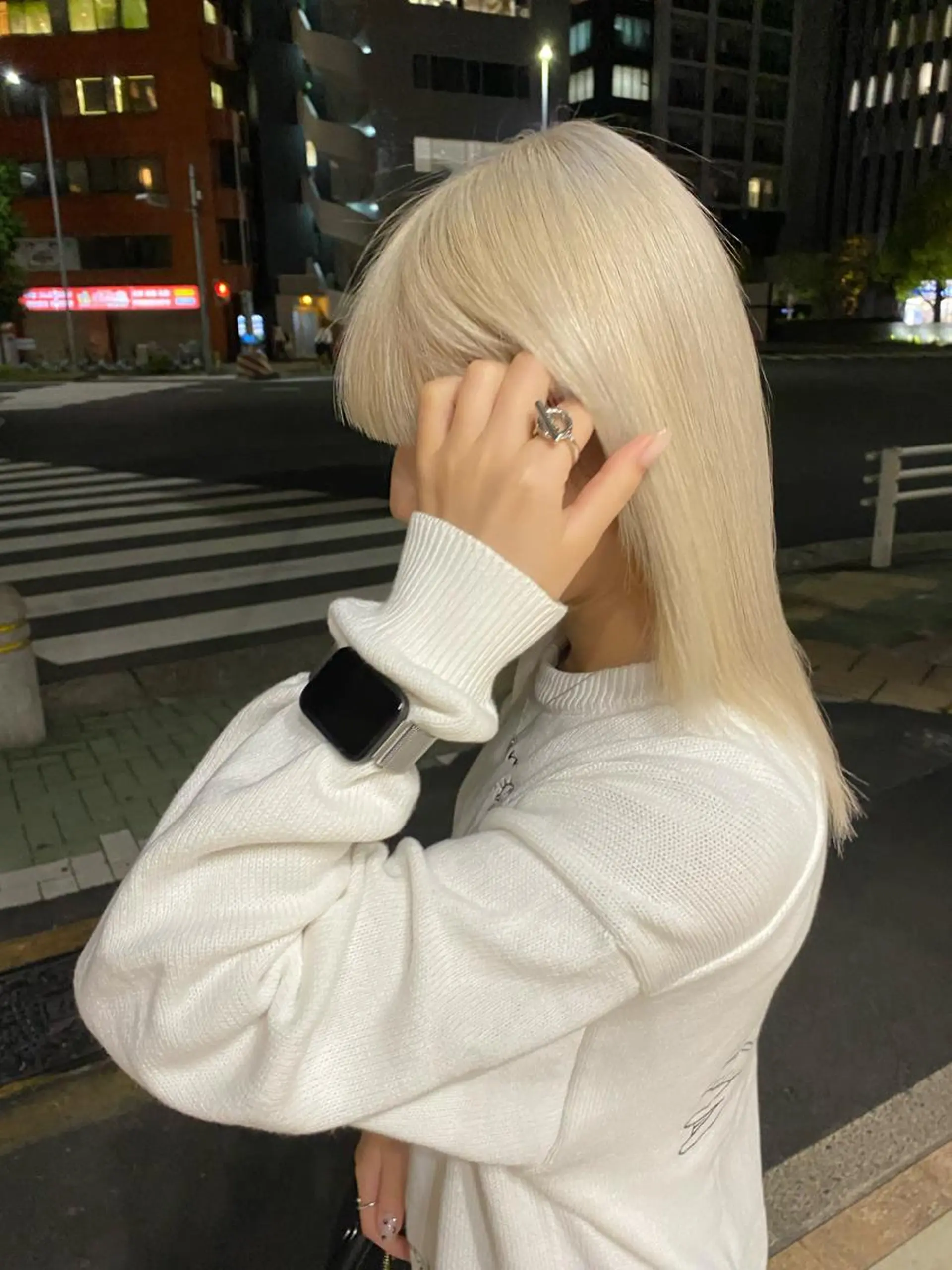 ミディアム 牧内 拓のヘアスタイル