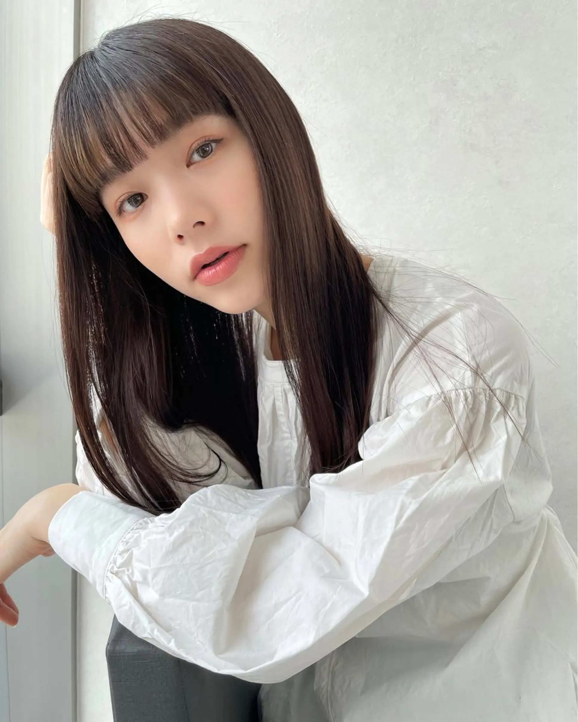 ロング 小松崎 結花のヘアスタイル