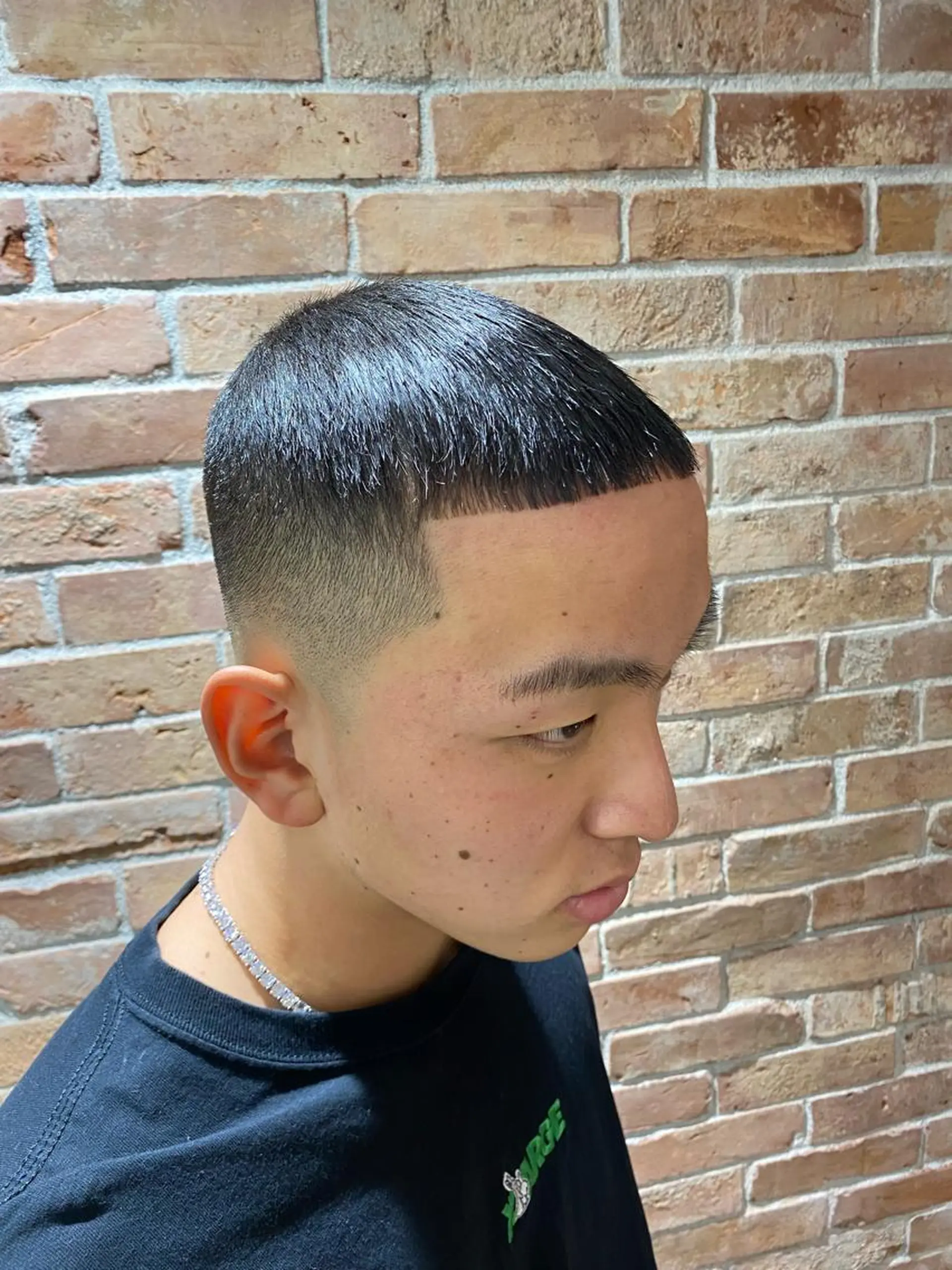 ショート メンズ フェードカット カット パーマ LUDLOW BROS 吉祥寺所属・山﨑 愛也のヘアスタイル