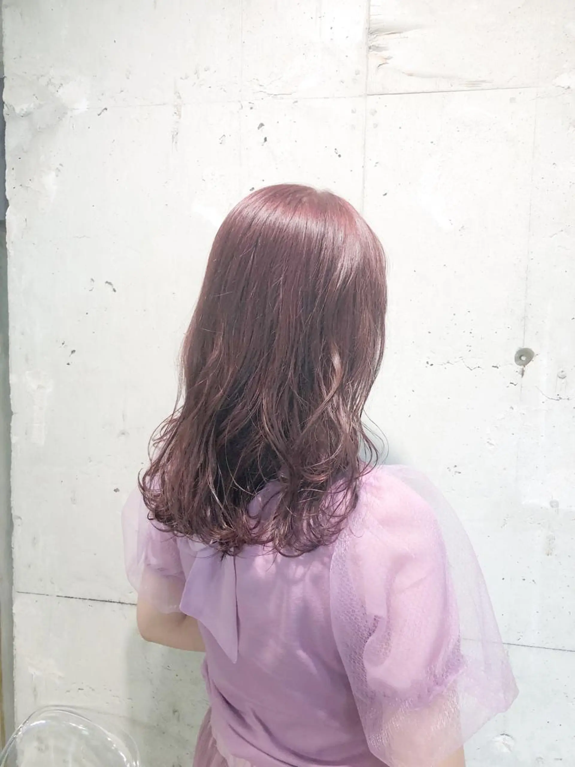 セミロング カラー パーマ ヘアアレンジ メンズ キッズ ネイル マツエク・マツパ Rene'所属・当日予約⭕️ yuriのヘアスタイル